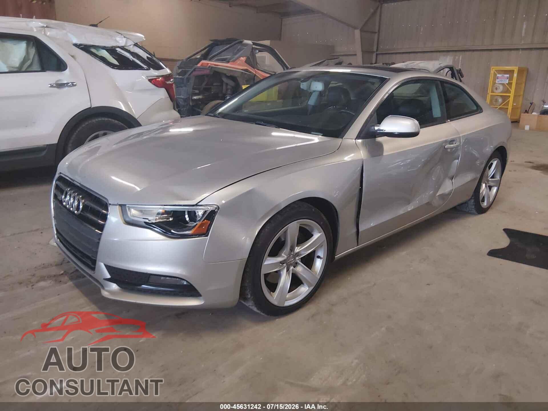 AUDI A5 2013 - WAULFAFR2DA043162