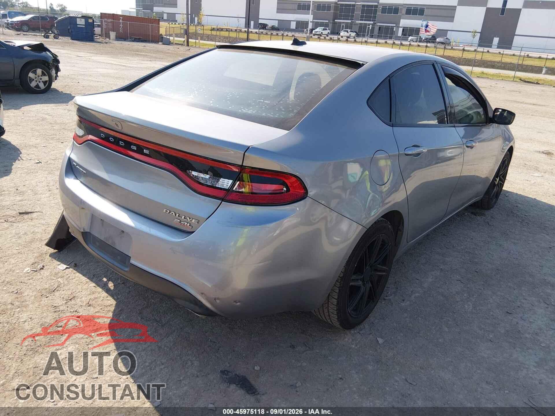 DODGE DART 2014 - 1C3CDFBB5ED745740