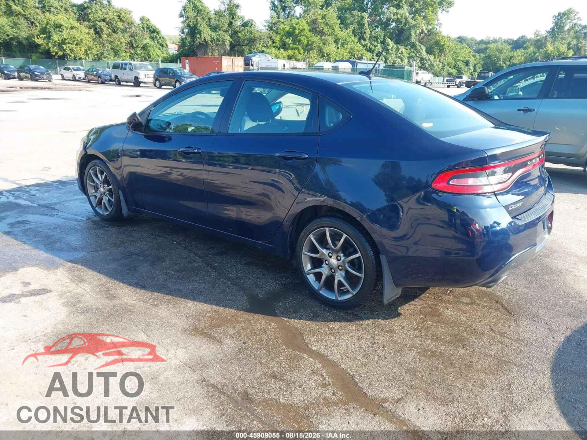 DODGE DART 2013 - 1C3CDFBA8DD336833