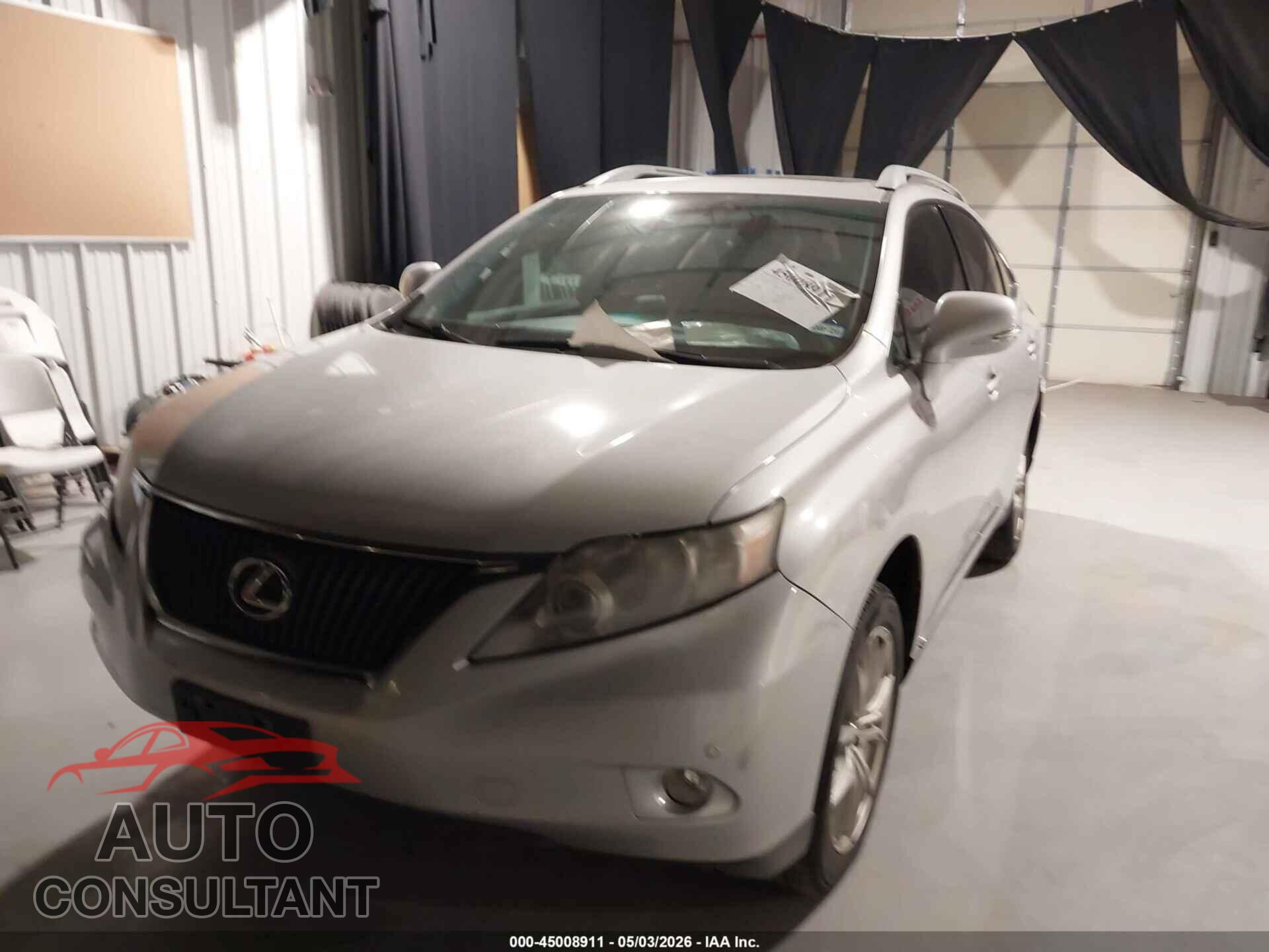 LEXUS RX 350 2011 - 2T2ZK1BA3BC054345