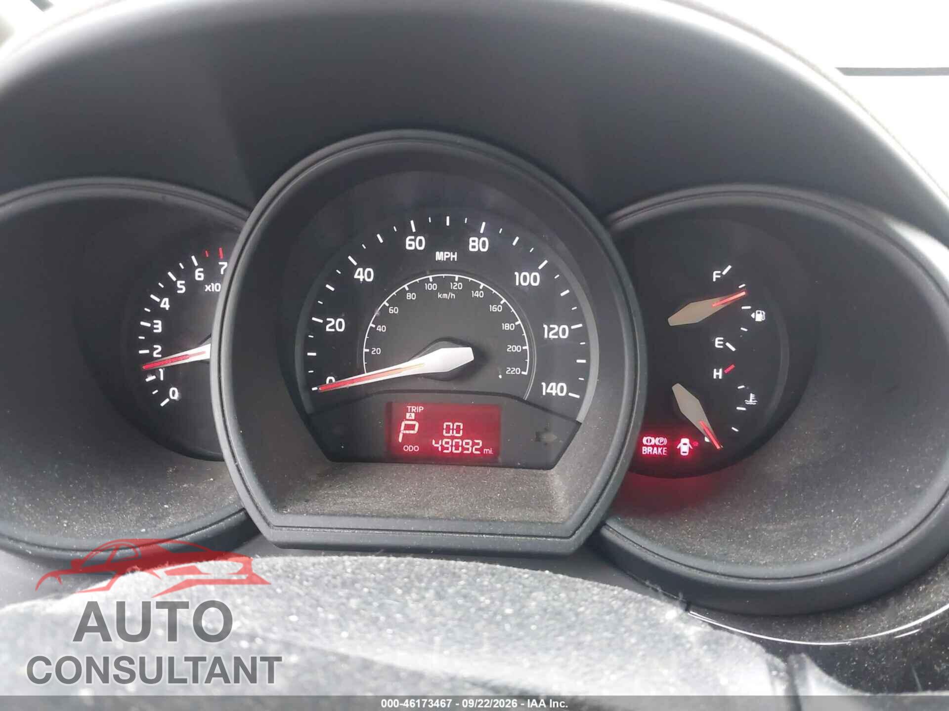 KIA RIO 2016 - KNADN4A39G6645883