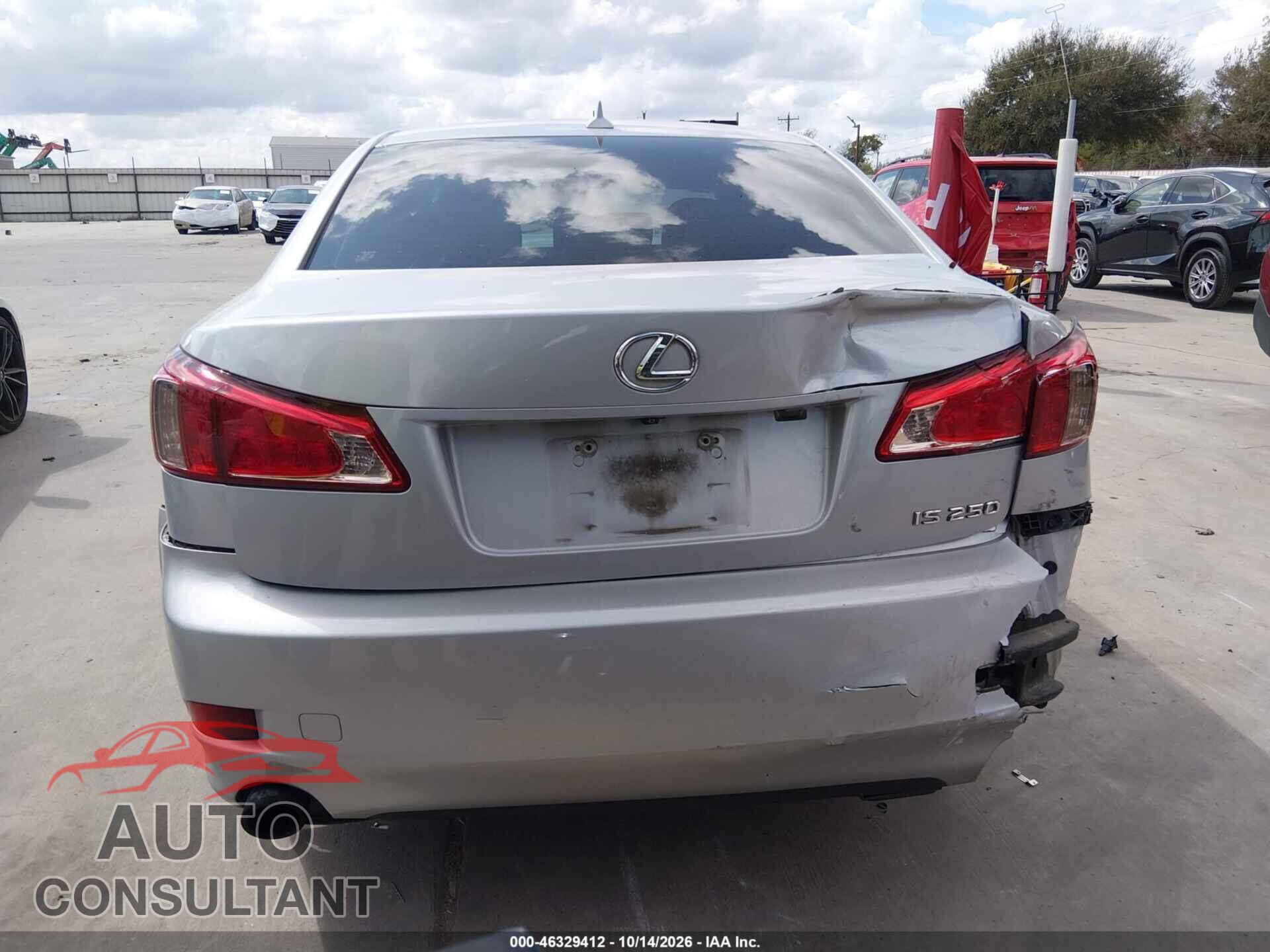 LEXUS IS 250 2011 - JTHBF5C21B5156473