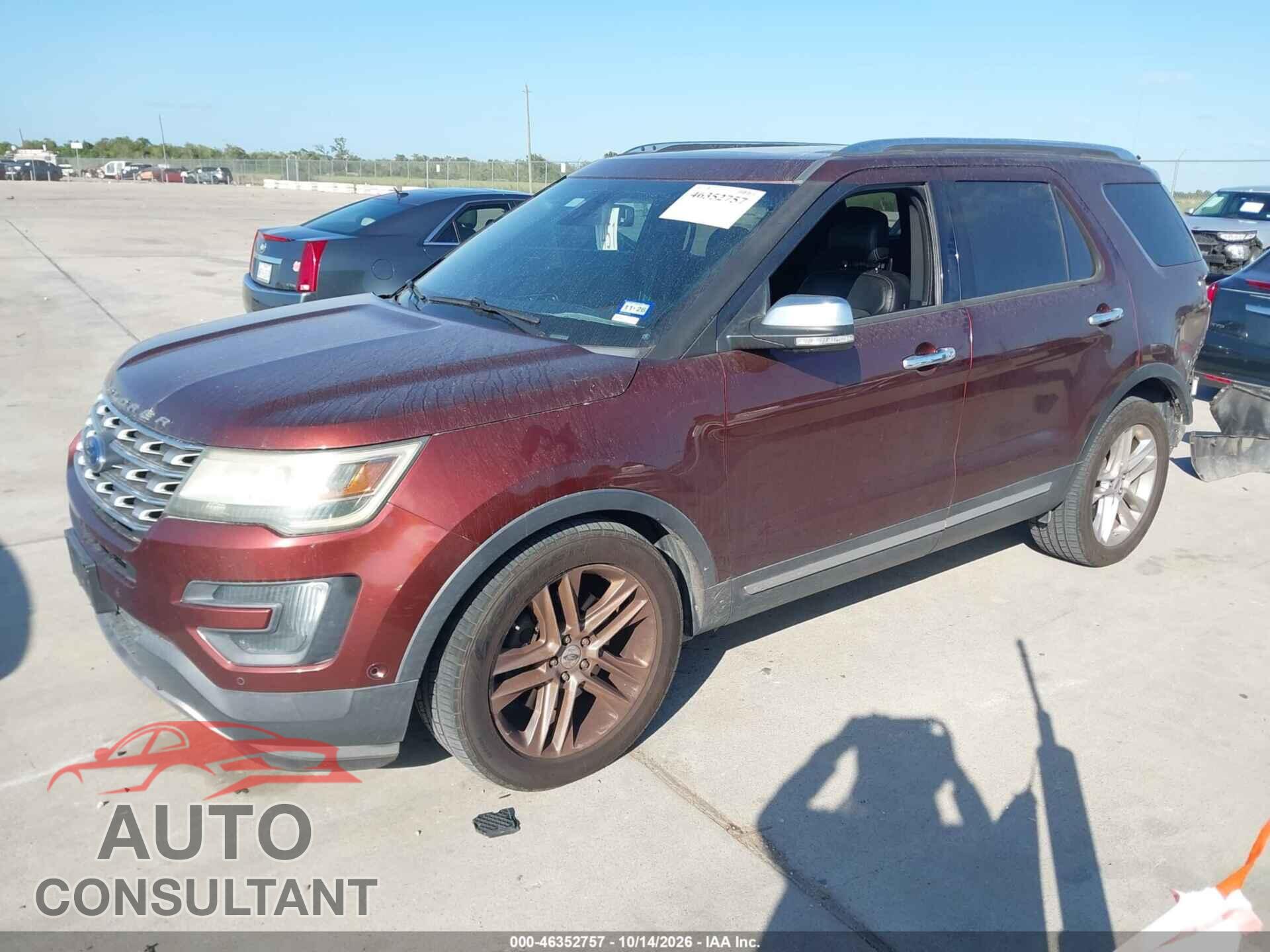 FORD EXPLORER 2016 - 1FM5K7F82GGA07034