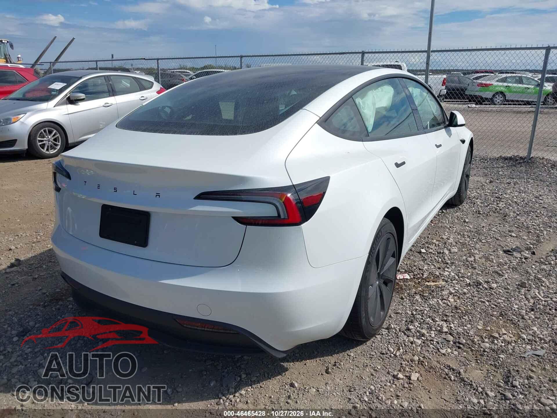 TESLA MODEL 3 2026 - 5YJ3E1EAXTF169471