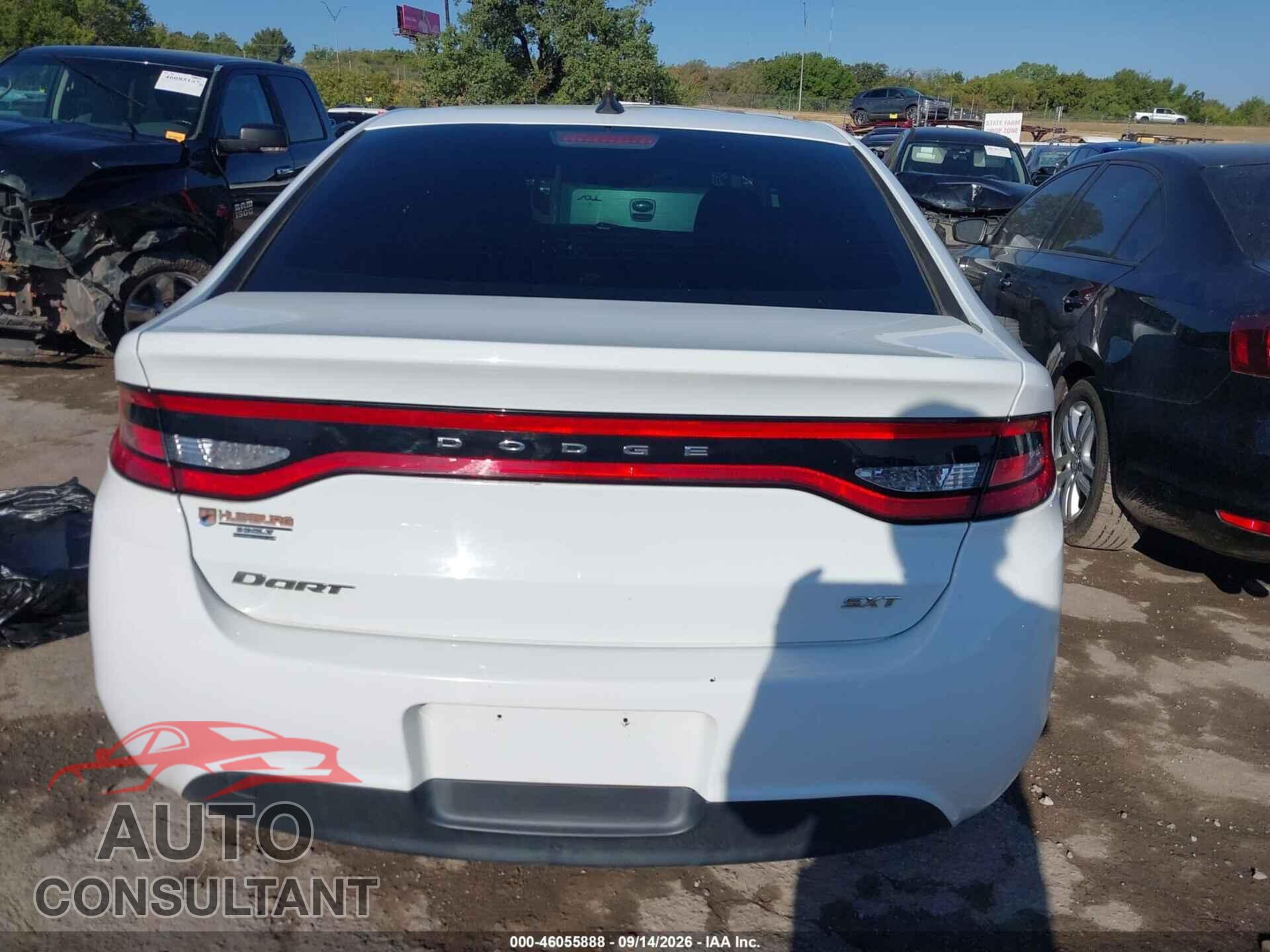 DODGE DART 2015 - 1C3CDFBB5FD373463