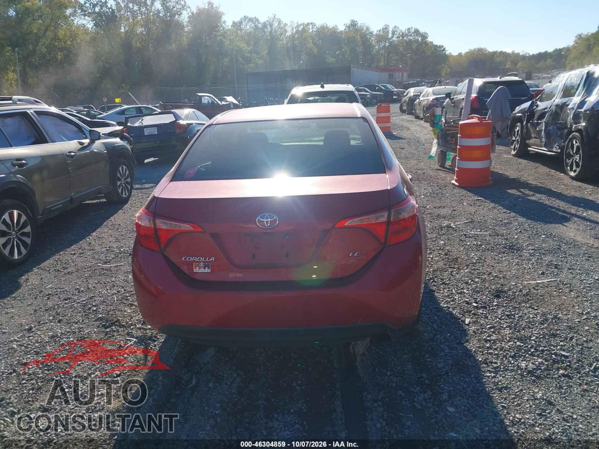 TOYOTA COROLLA 2017 - 2T1BURHEXHC847868