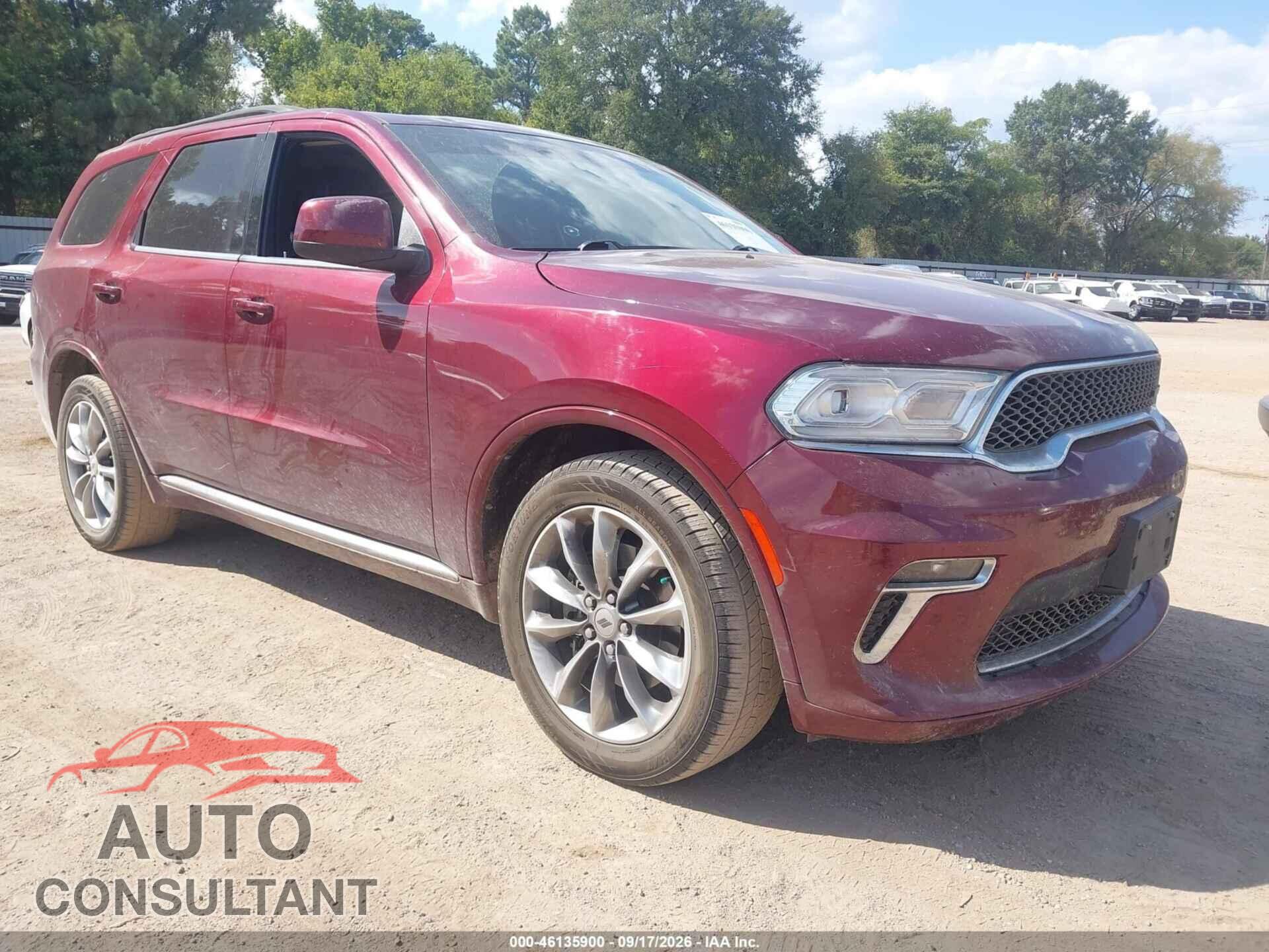 DODGE DURANGO 2021 - 1C4RDHAG9MC554728