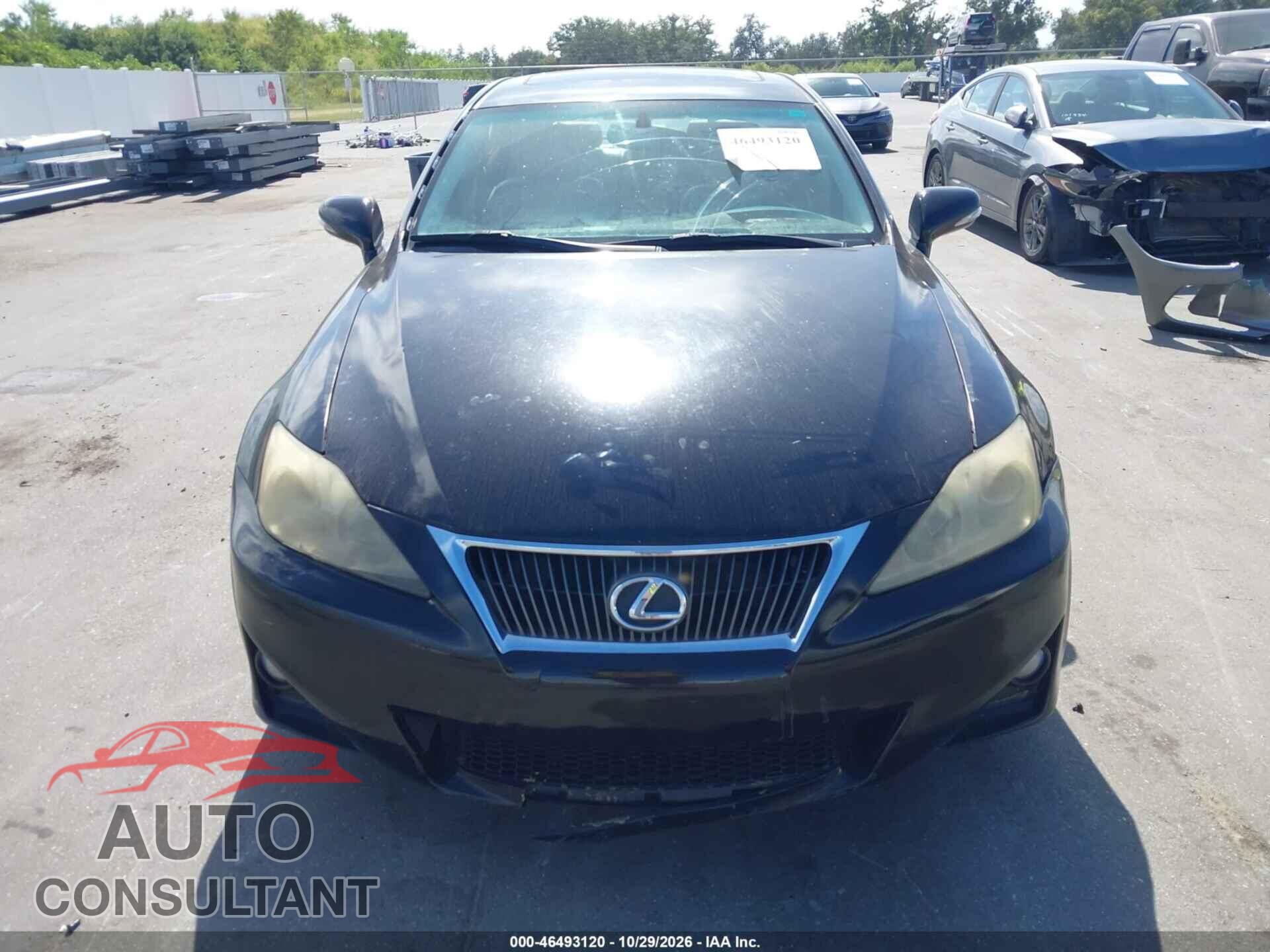 LEXUS IS 250 2012 - JTHBF5C28C5163423