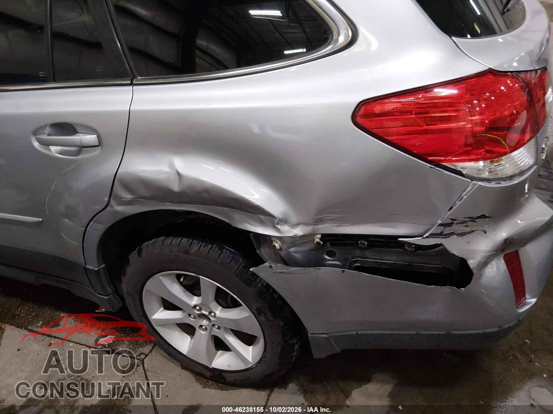 SUBARU OUTBACK 2013 - 4S4BRBPC1D3205952