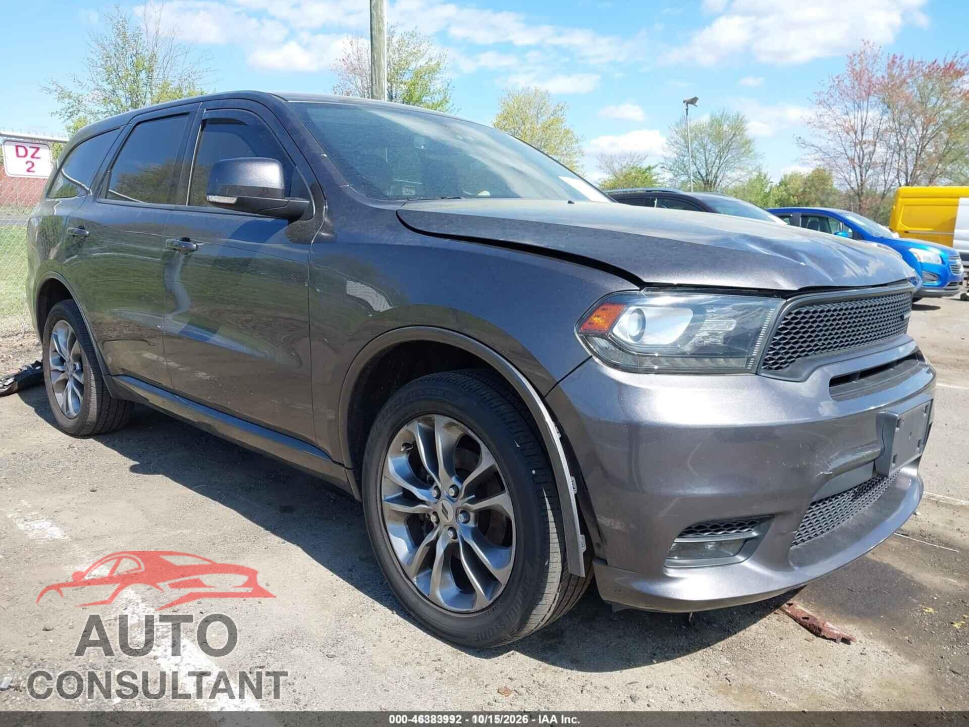 DODGE DURANGO 2019 - 1C4RDJDG2KC605812