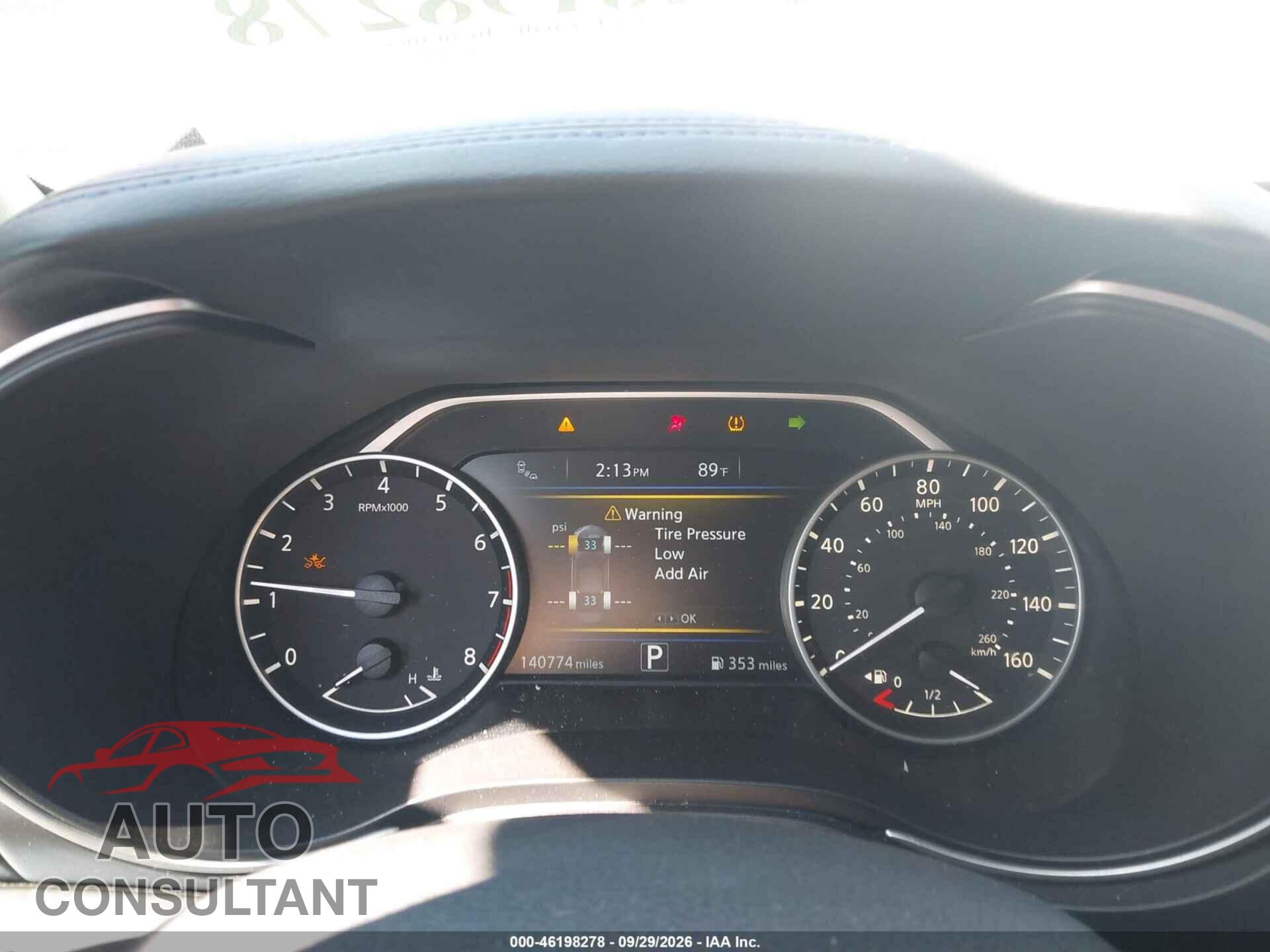 NISSAN MAXIMA 2017 - 1N4AA6AP1HC364508