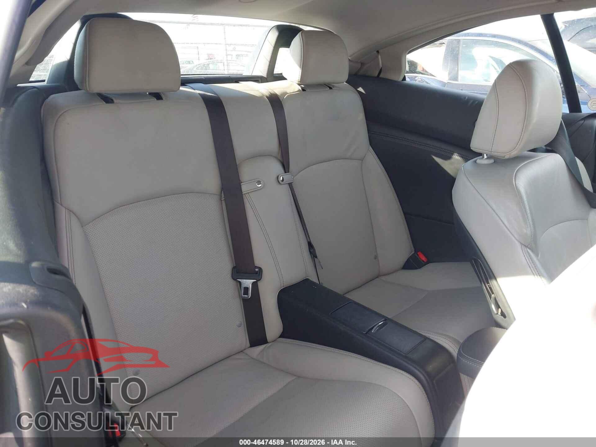 LEXUS IS 250C 2012 - JTHFF2C21C2524962