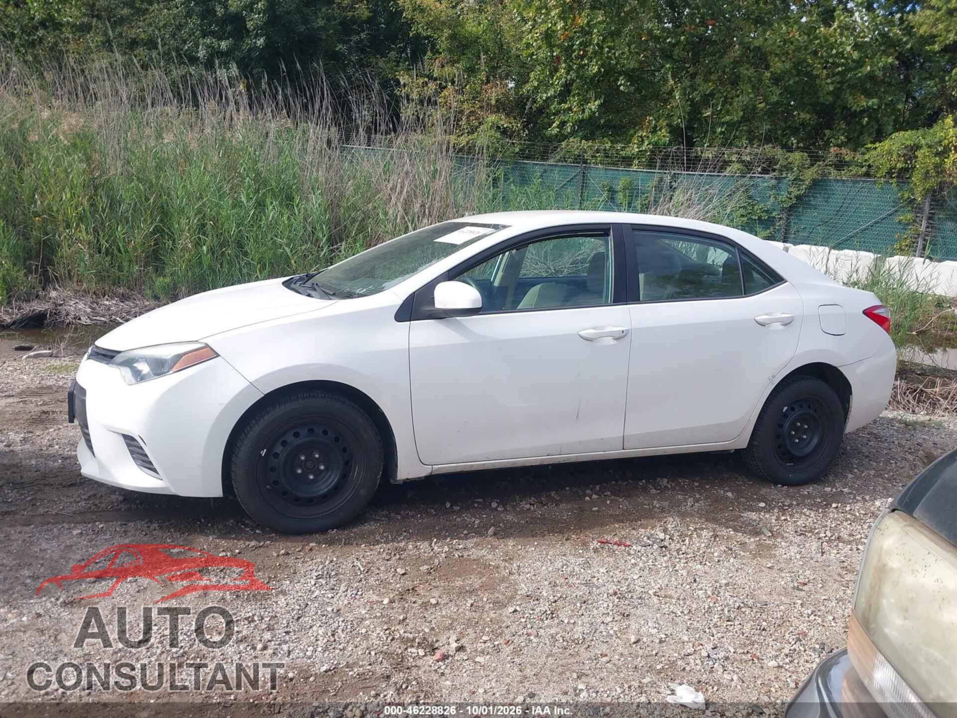 TOYOTA COROLLA 2015 - 2T1BURHE1FC399954