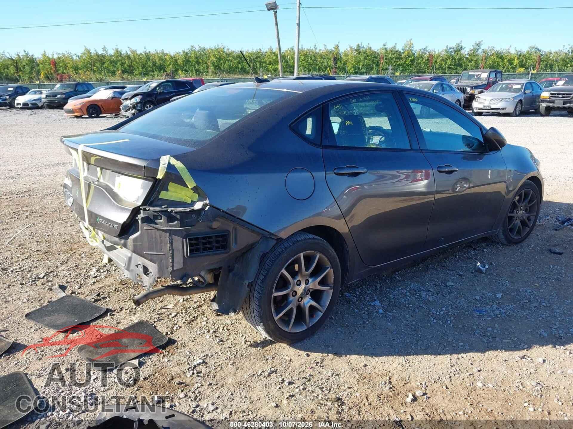 DODGE DART 2015 - 1C3CDFBB3FD142464