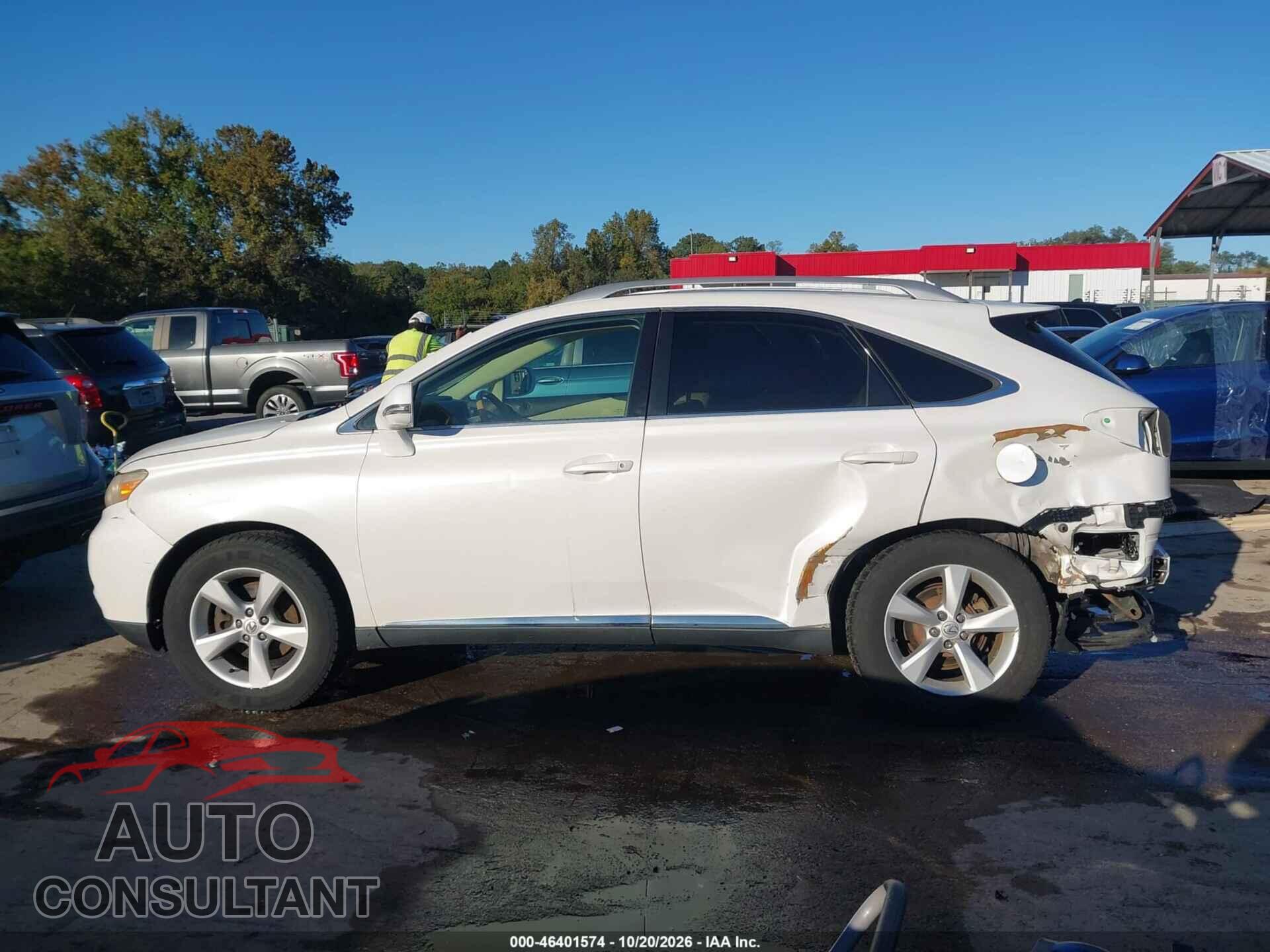LEXUS RX 350 2010 - 2T2BK1BA2AC017514