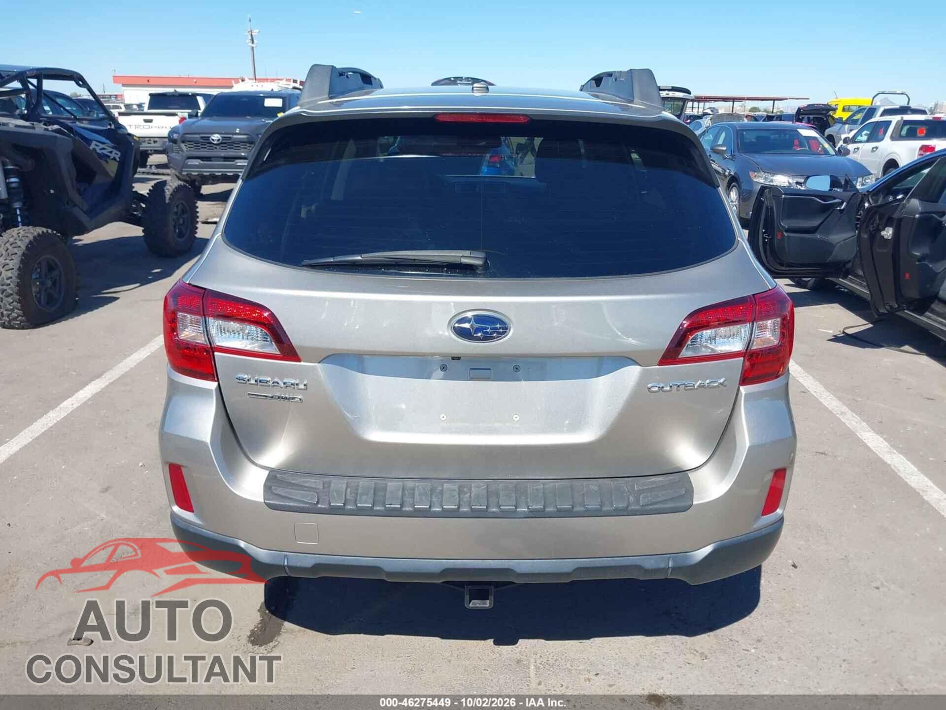 SUBARU OUTBACK 2015 - 4S4B2BNC2F3270660