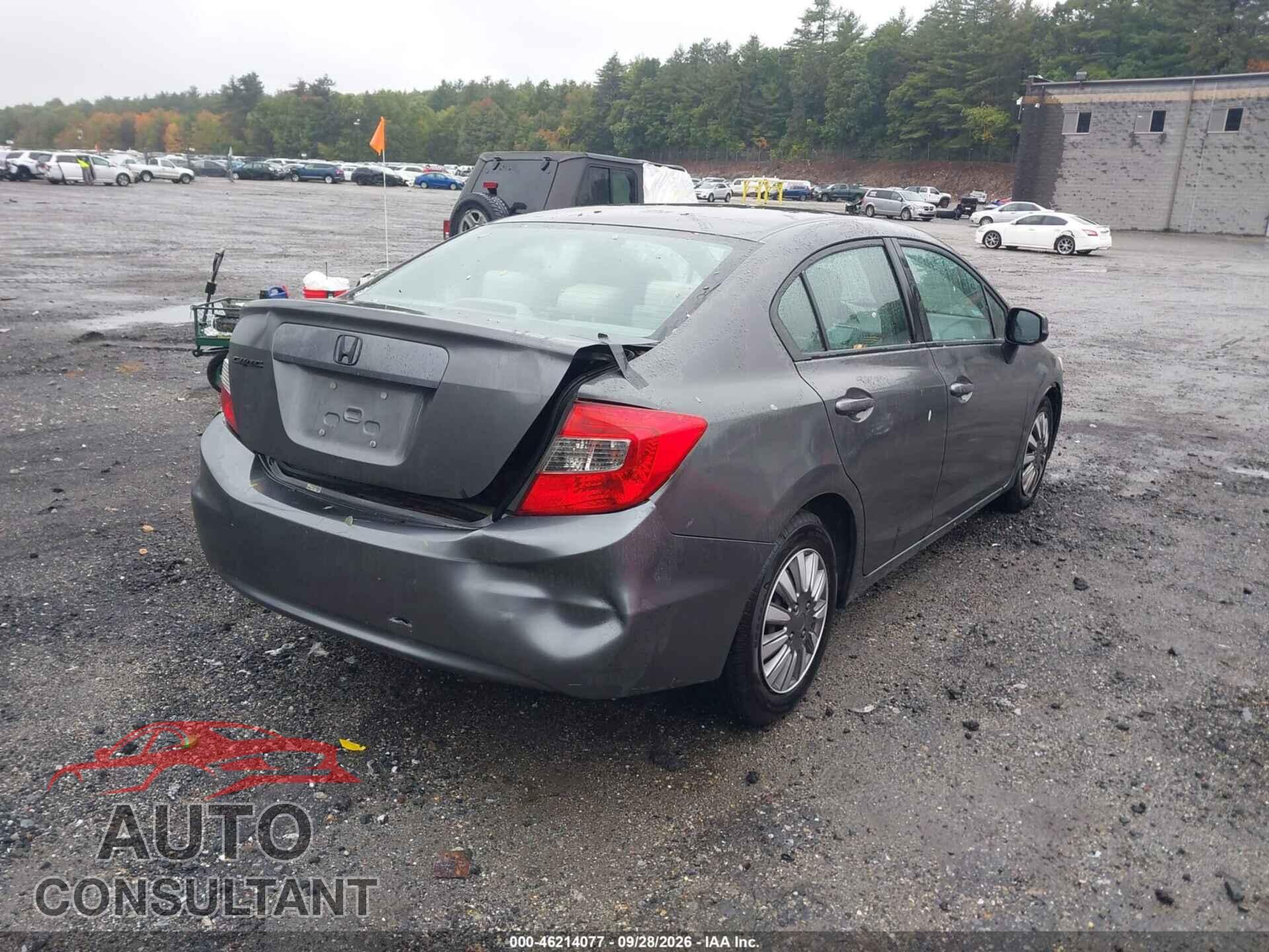 HONDA CIVIC 2012 - 2HGFB2F53CH603187