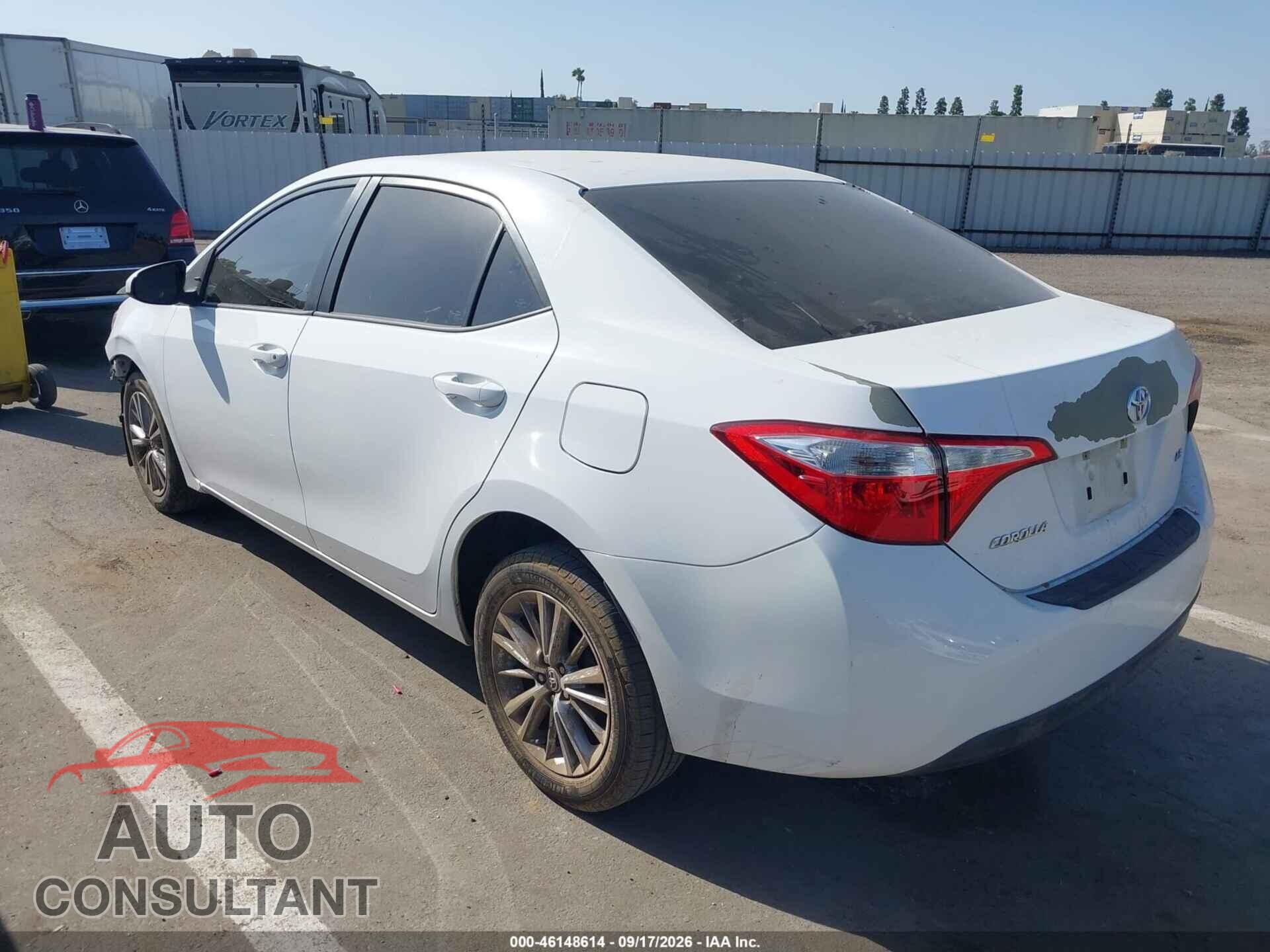 TOYOTA COROLLA 2014 - 5YFBURHE5EP067076