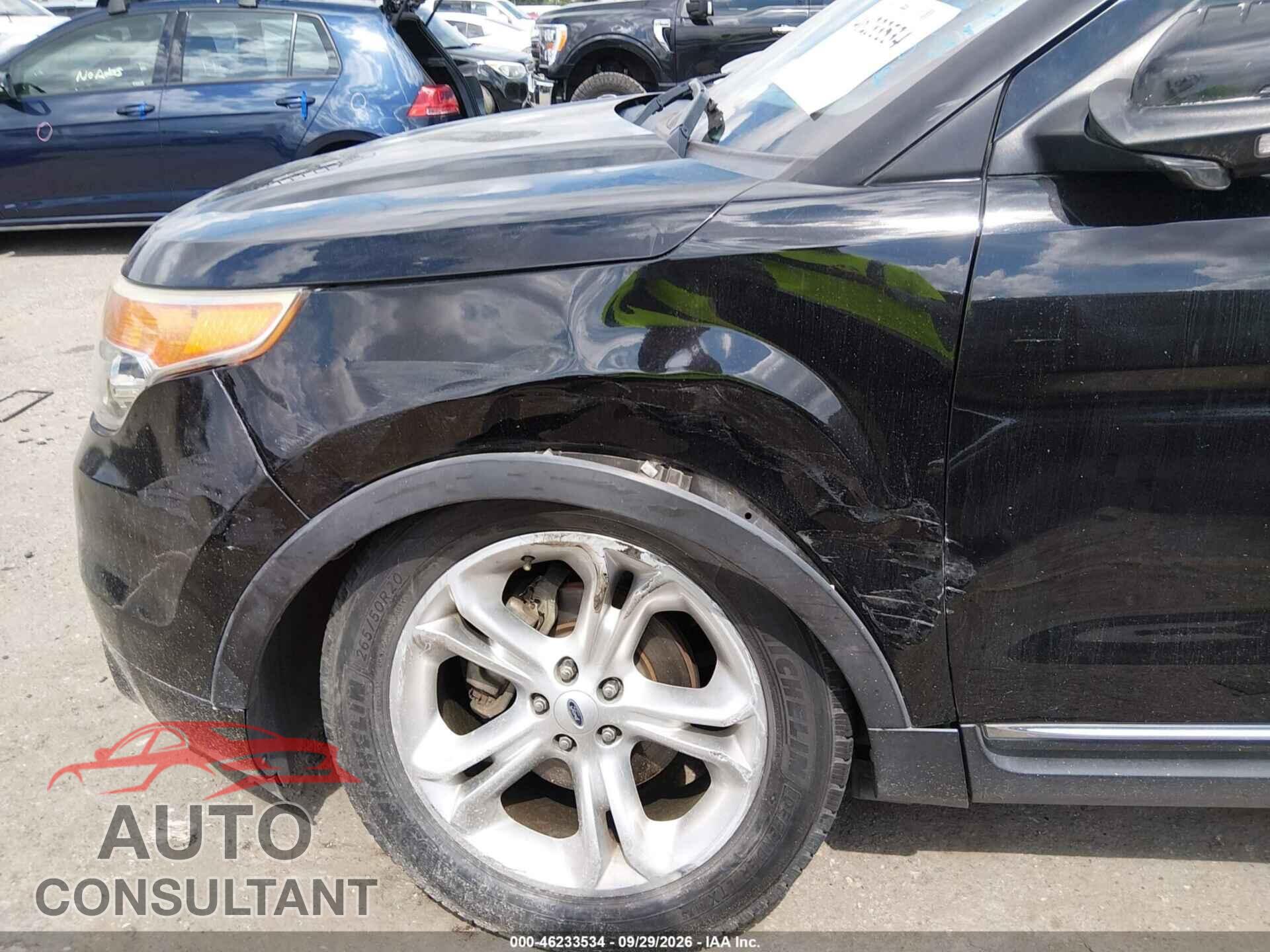 FORD EXPLORER 2012 - 1FMHK7F8XCGA02252