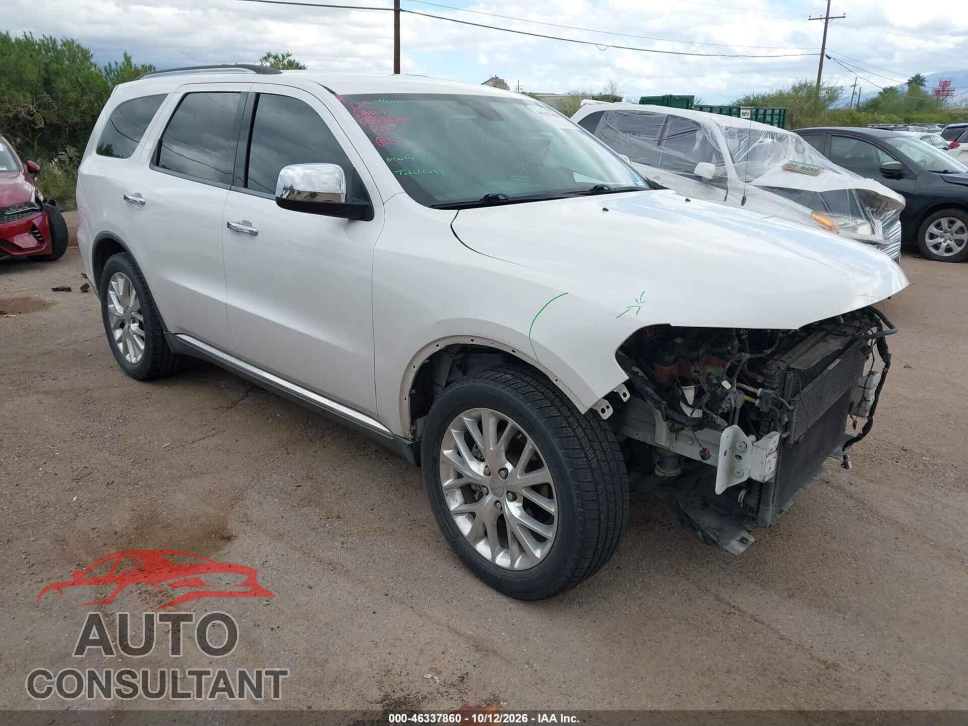 DODGE DURANGO 2017 - 1C4RDHAG0HC615082