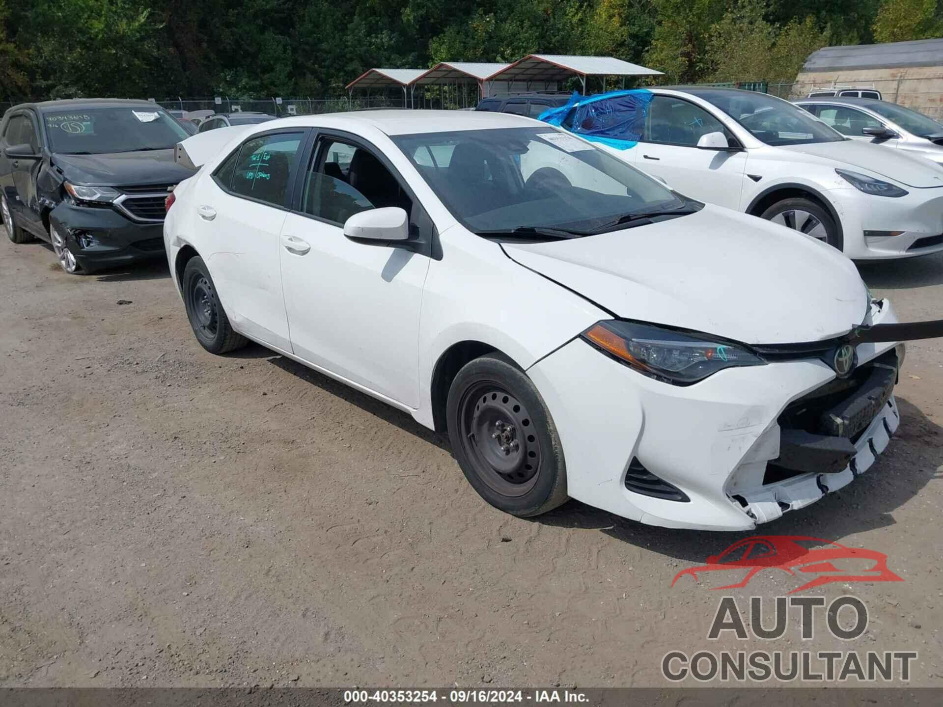 TOYOTA COROLLA 2019 - 5YFBURHE2KP891659