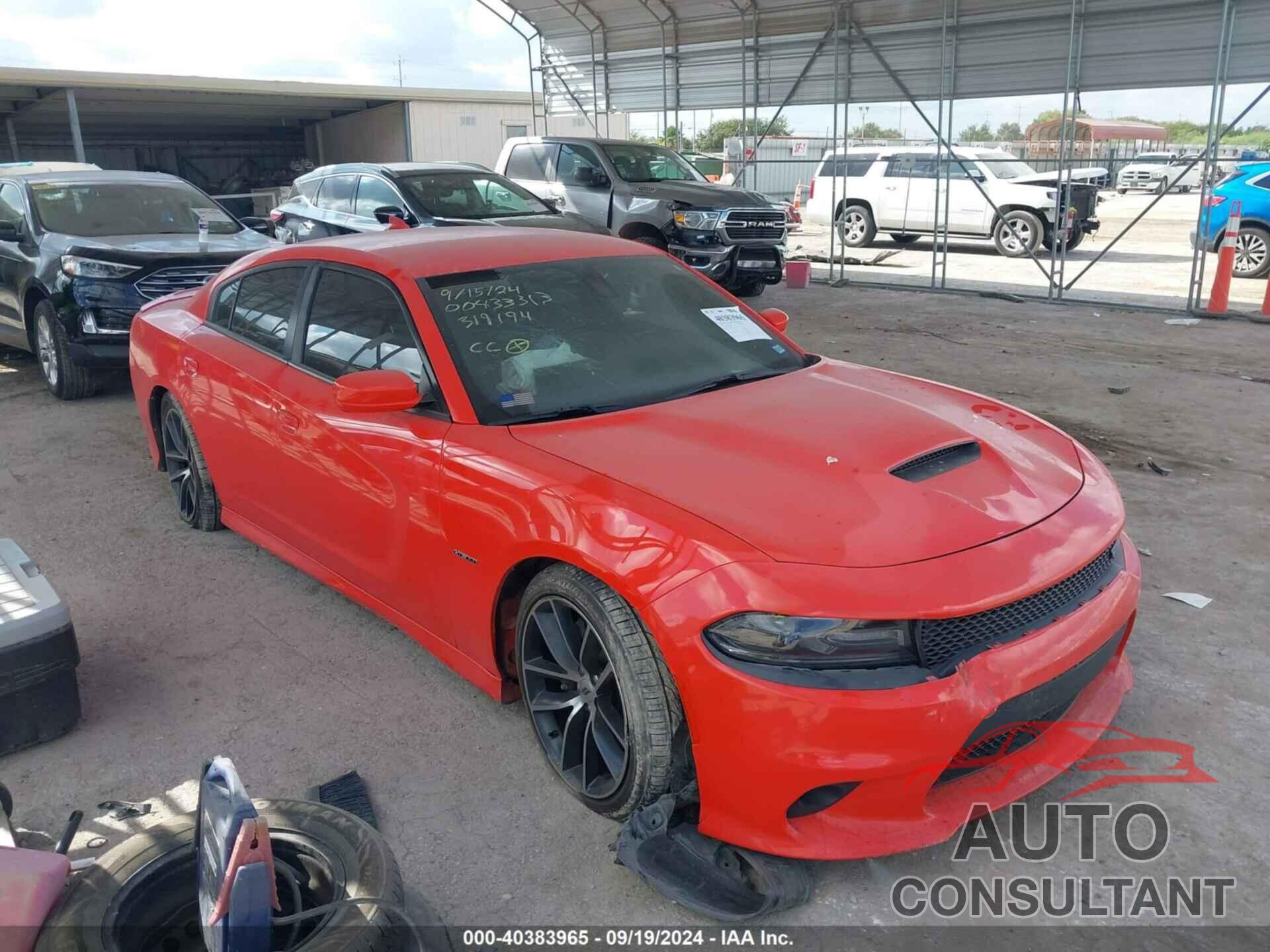 DODGE CHARGER 2018 - 2C3CDXCT8JH319194
