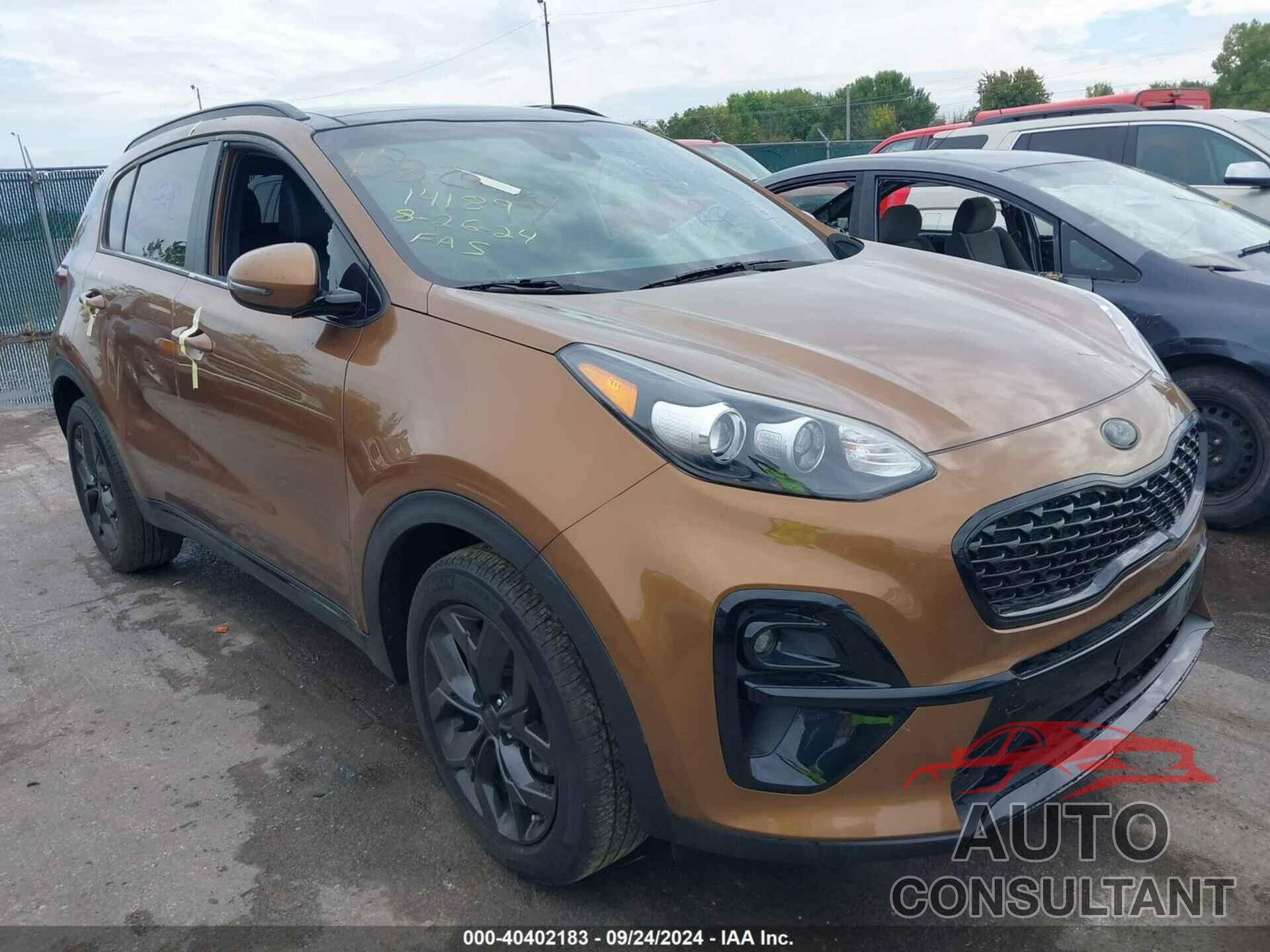 KIA SPORTAGE 2021 - KNDP63AC6M7855337