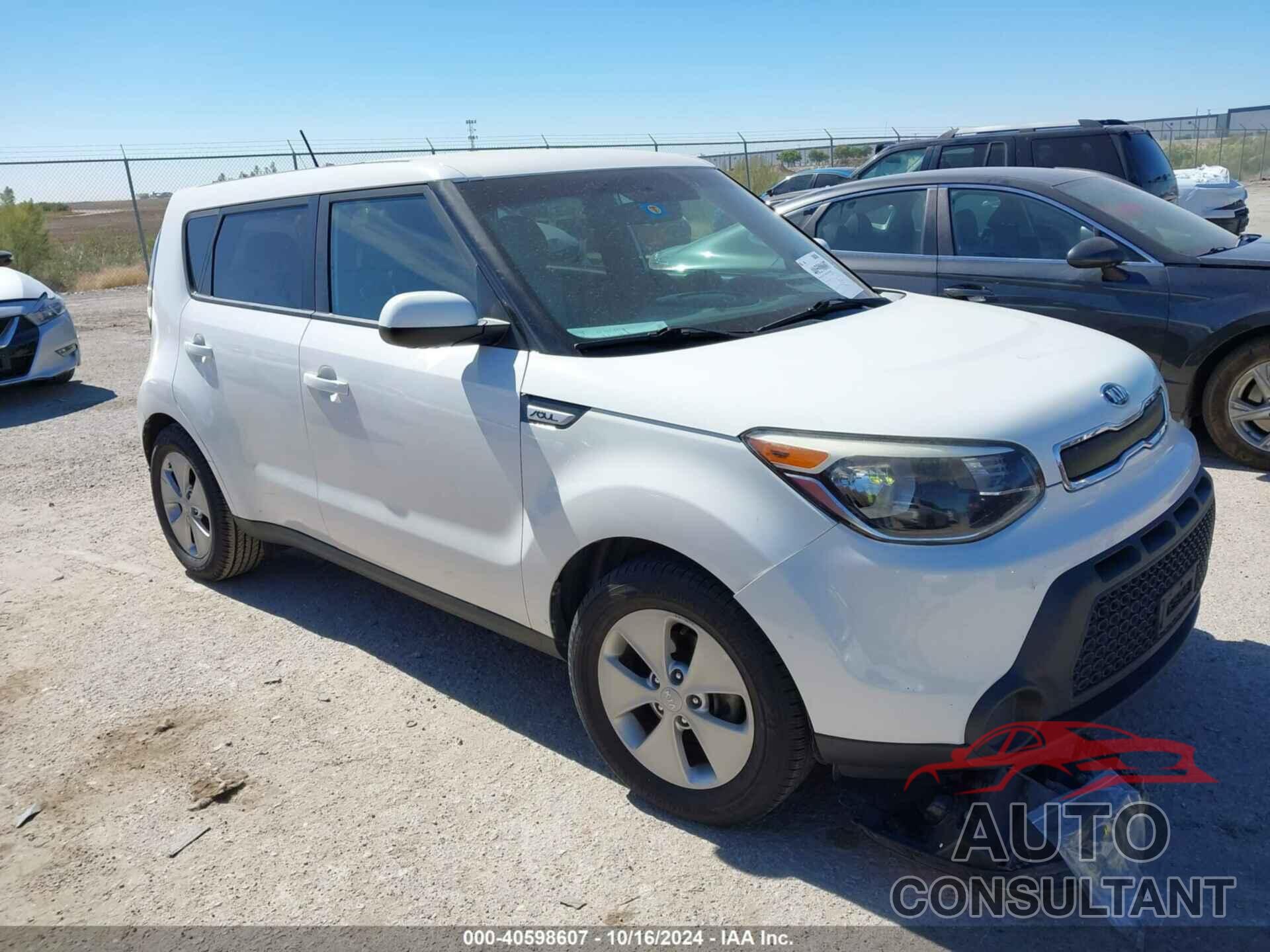 KIA SOUL 2016 - KNDJN2A26G7310401