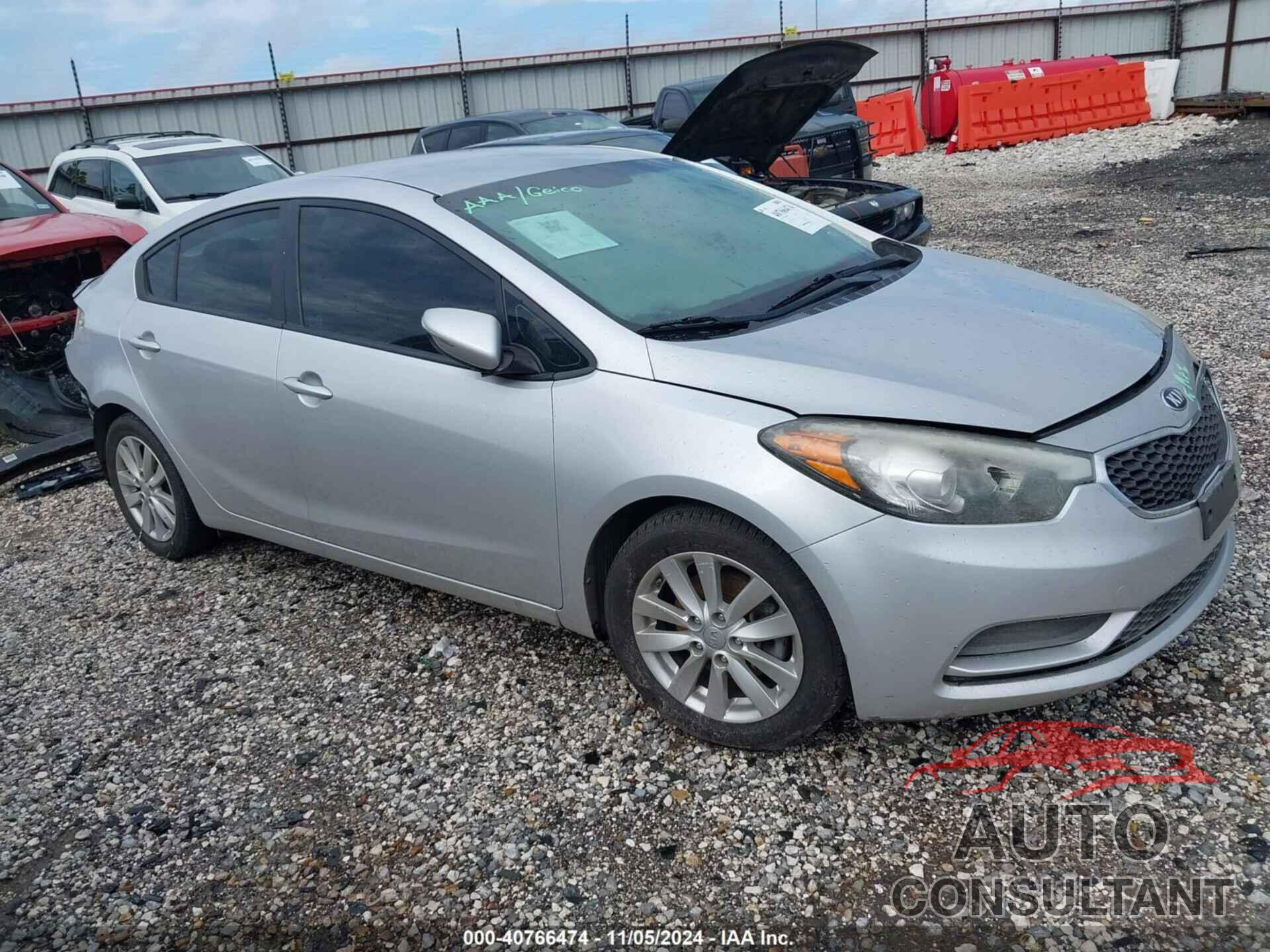 KIA FORTE 2015 - KNAFX4A63F5401101