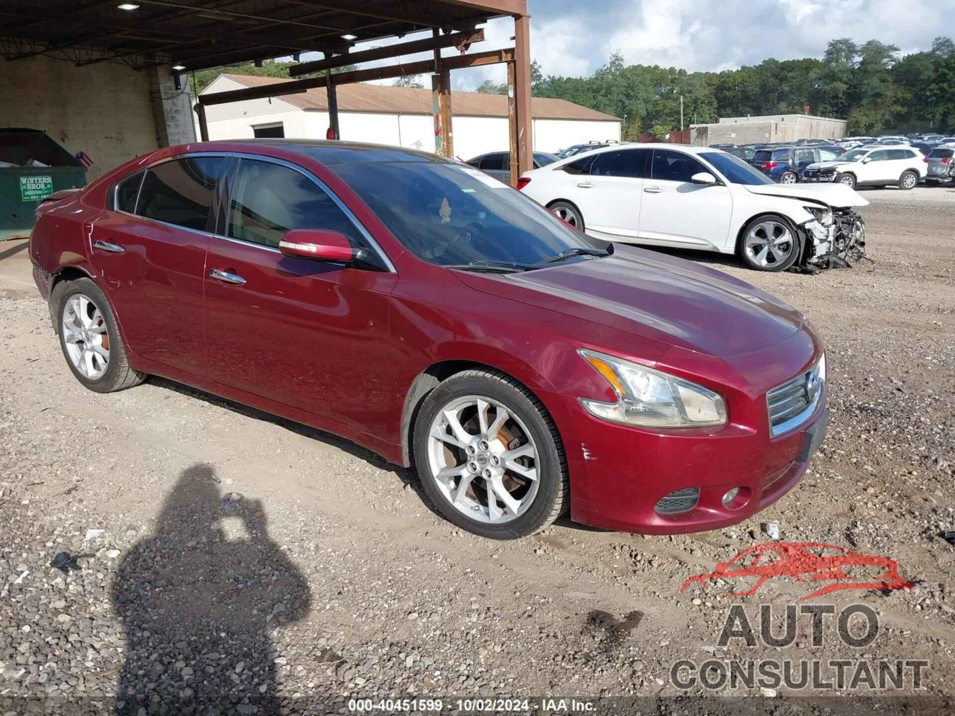 NISSAN MAXIMA 2013 - 1N4AA5APXDC834197