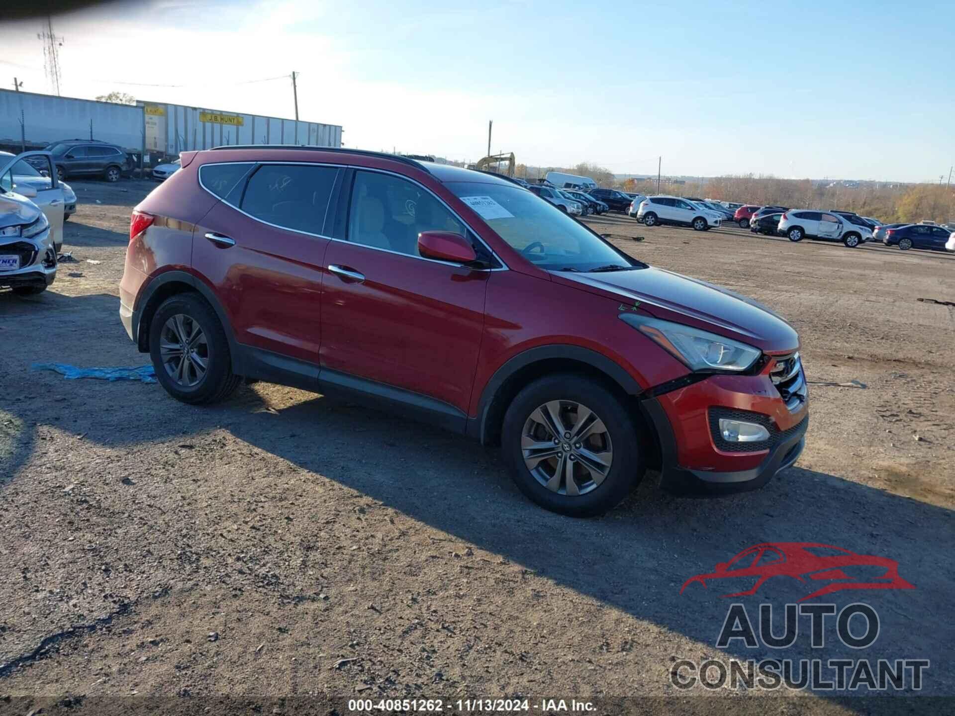 HYUNDAI SANTA FE 2013 - 5XYZU3LB4DG024005