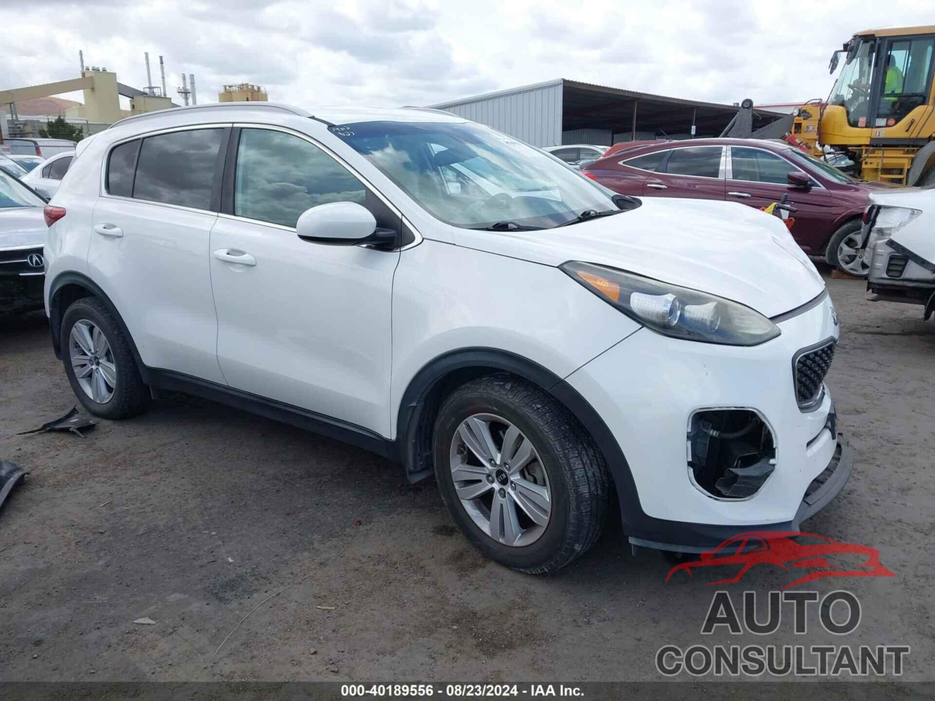 KIA SPORTAGE 2017 - KNDPM3AC5H7241486