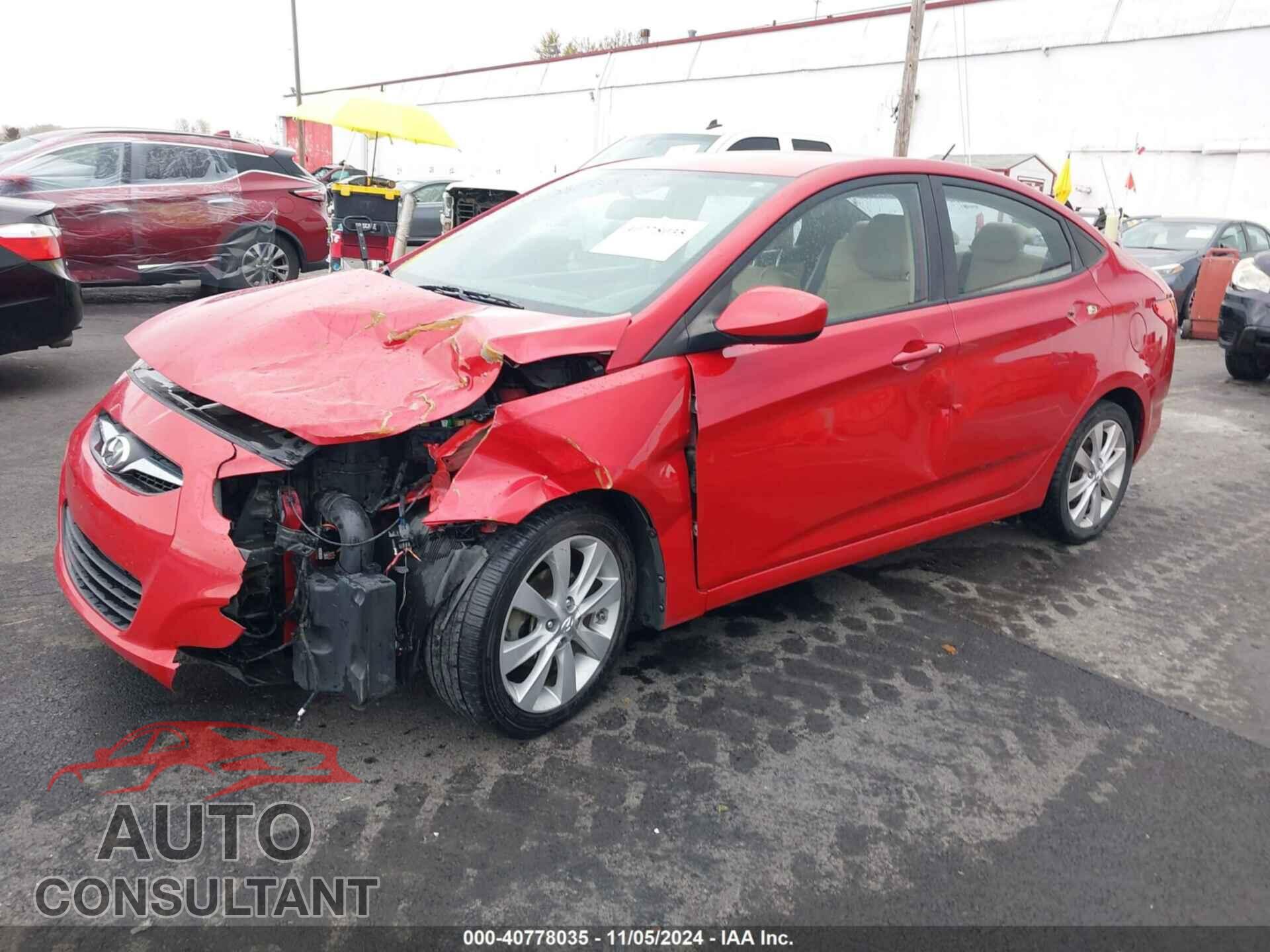HYUNDAI ACCENT 2014 - KMHCU4AEXEU618506