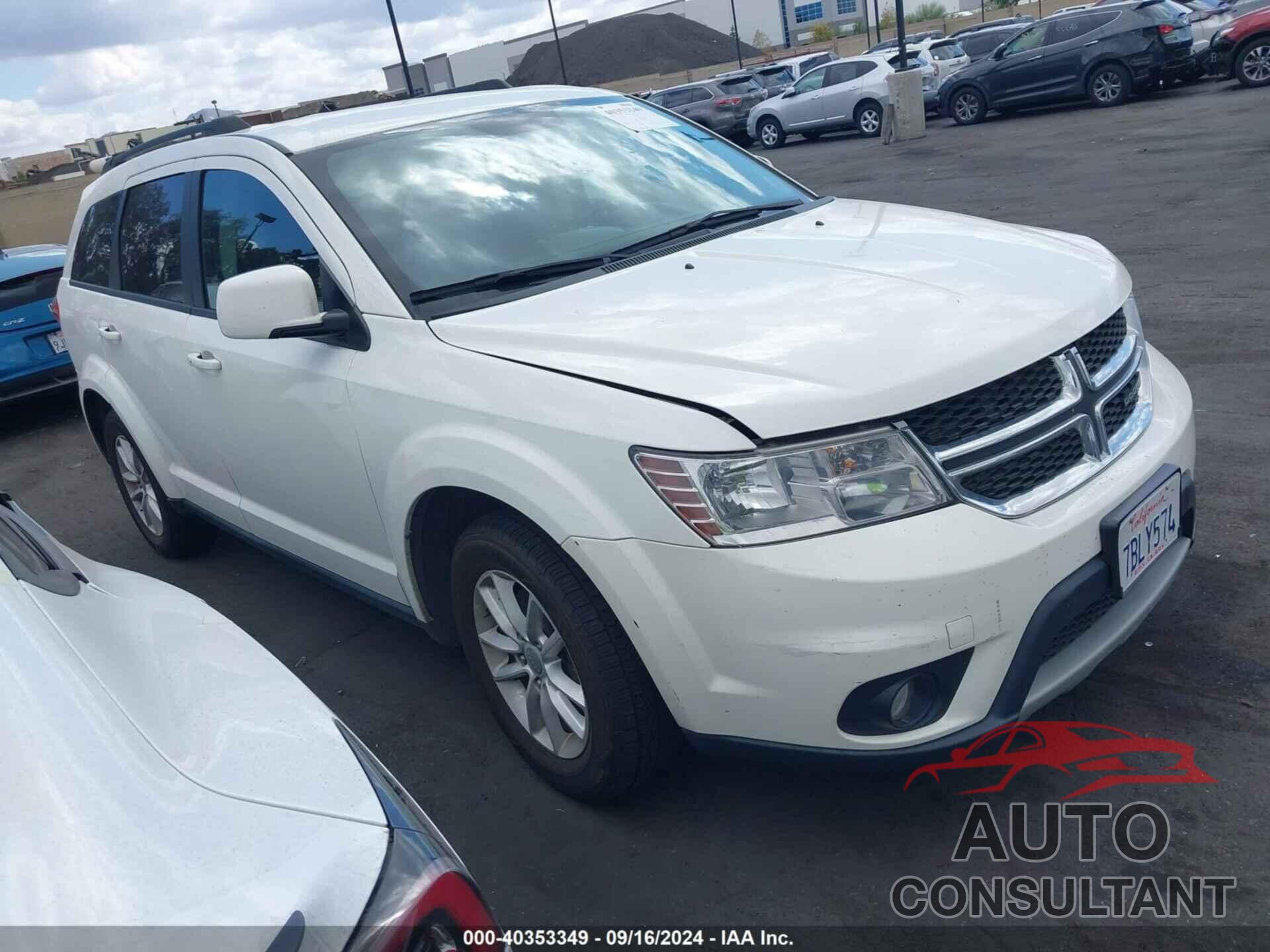 DODGE JOURNEY 2016 - 3C4PDCBGXGT218541