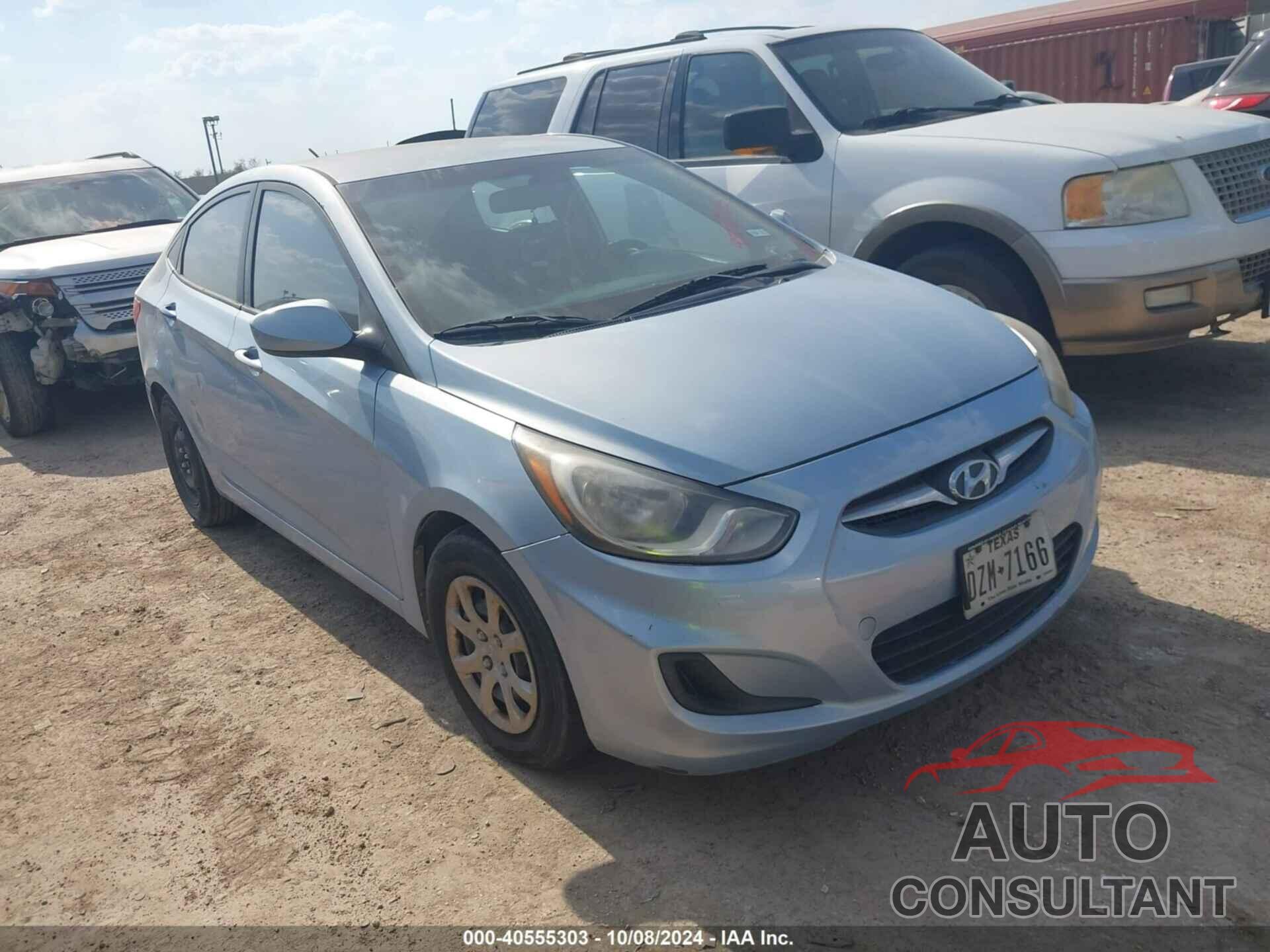 HYUNDAI ACCENT 2013 - KMHCT4AEXDU525387