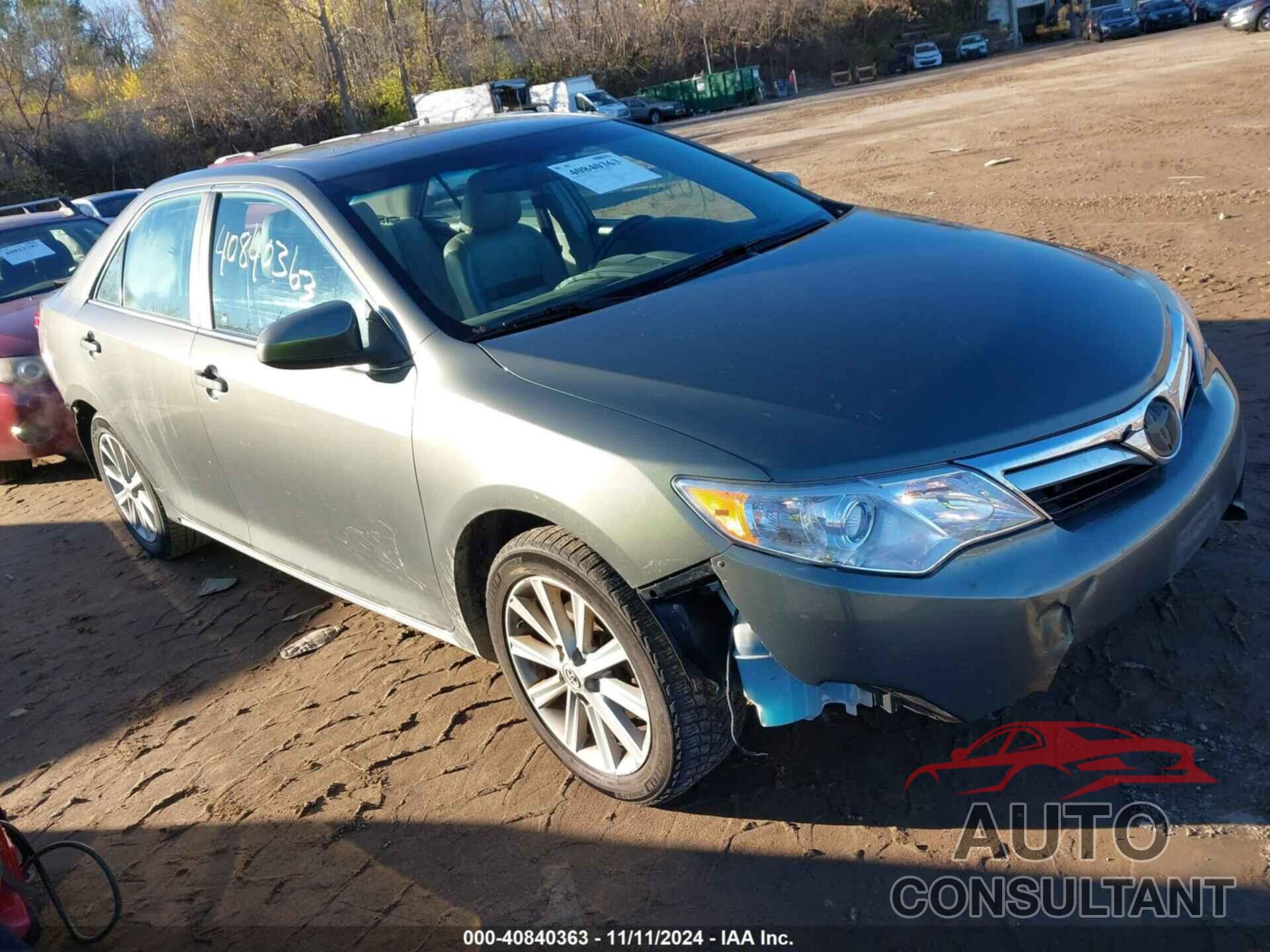TOYOTA CAMRY 2012 - 4T4BF1FKXCR218046