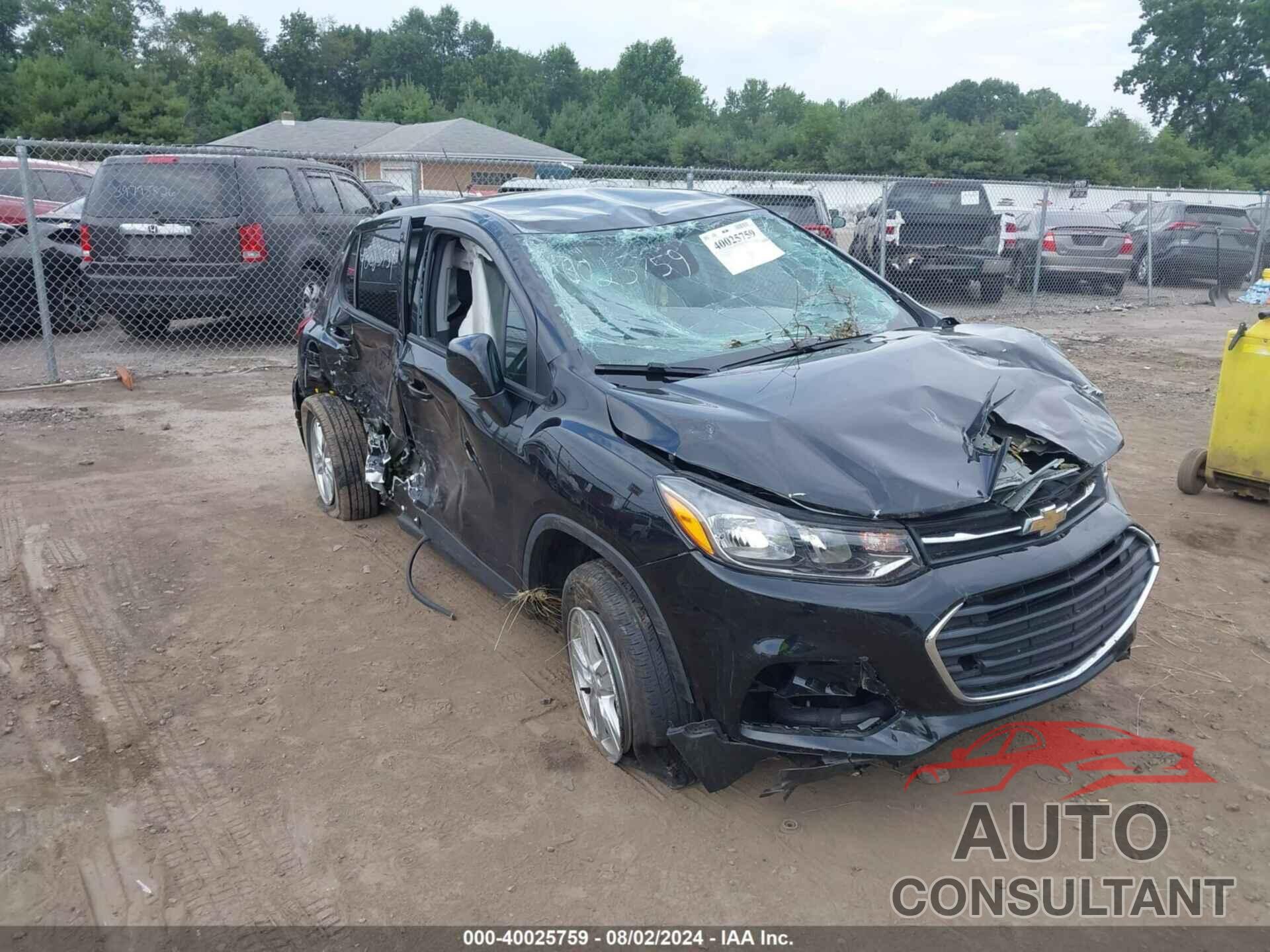 CHEVROLET TRAX 2022 - KL7CJNSM8NB554001