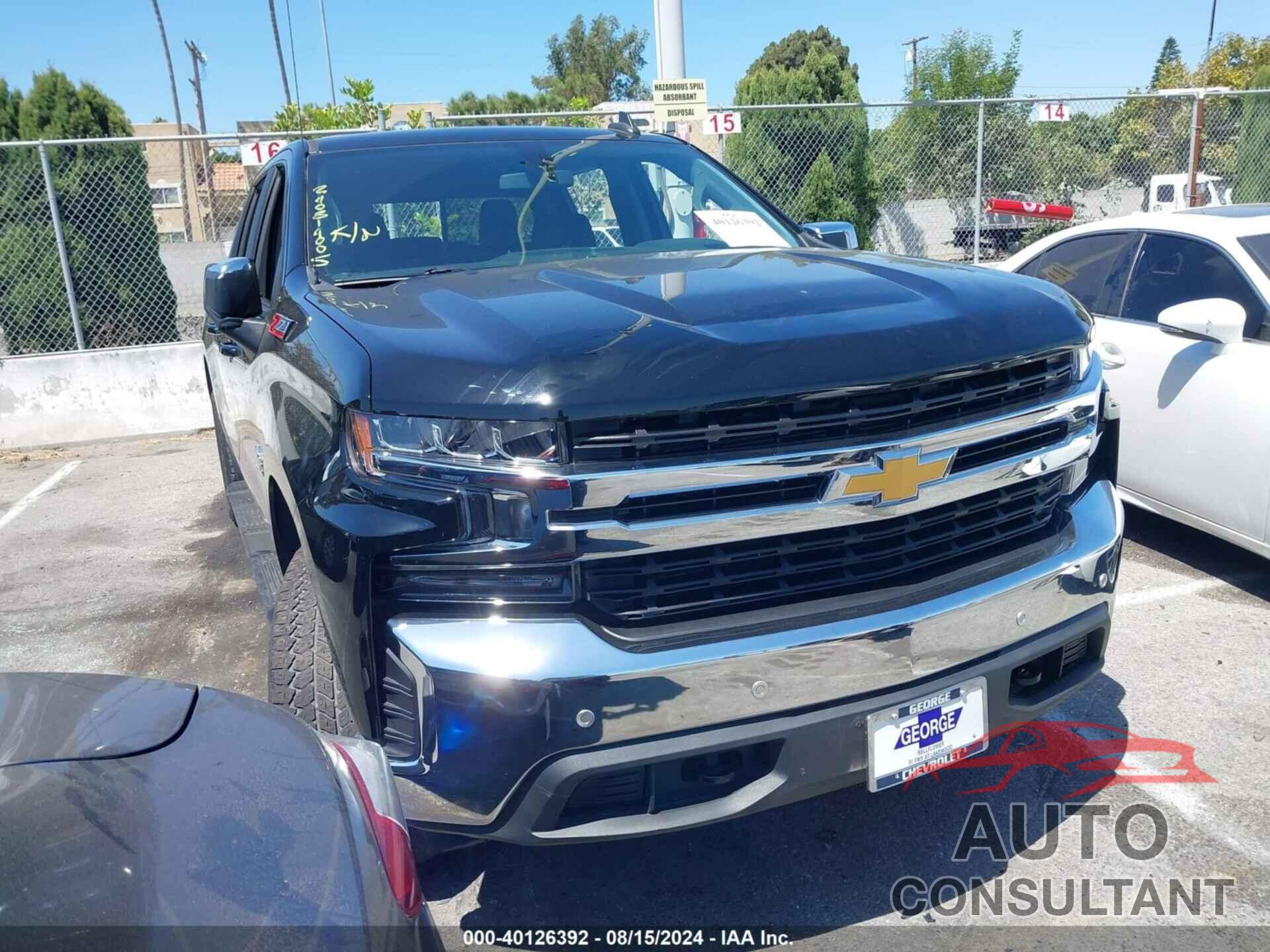 CHEVROLET SILVERADO 1500 2021 - 3GCUYDED0MG154948