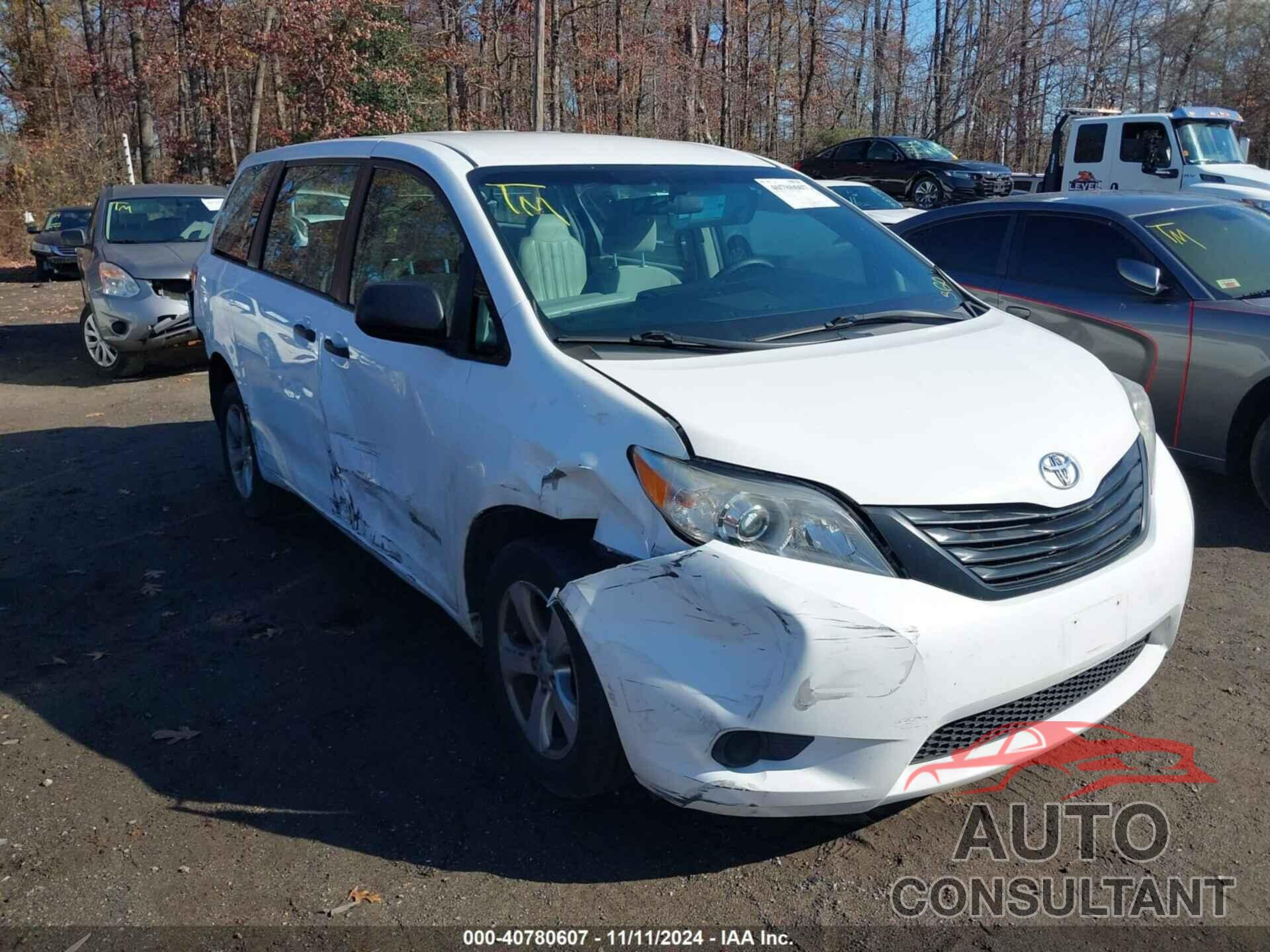 TOYOTA SIENNA 2016 - 5TDZK3DC2GS755617