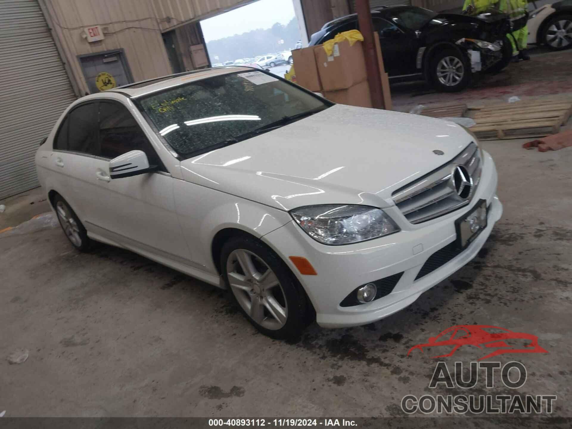 MERCEDES-BENZ C 300 2010 - WDDGF5EB7AR102757