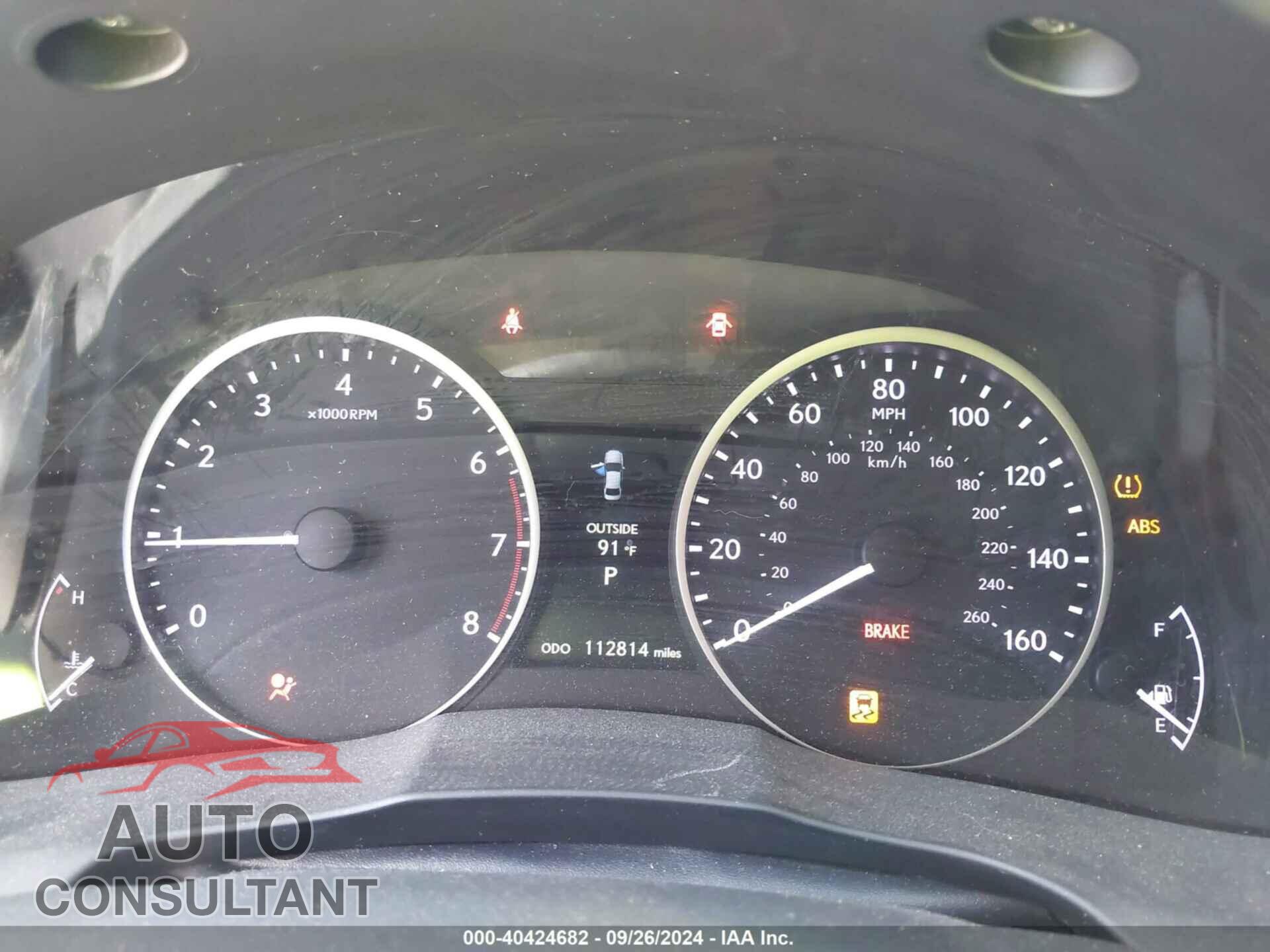 LEXUS ES 350 2013 - JTHBK1GG0D2034427