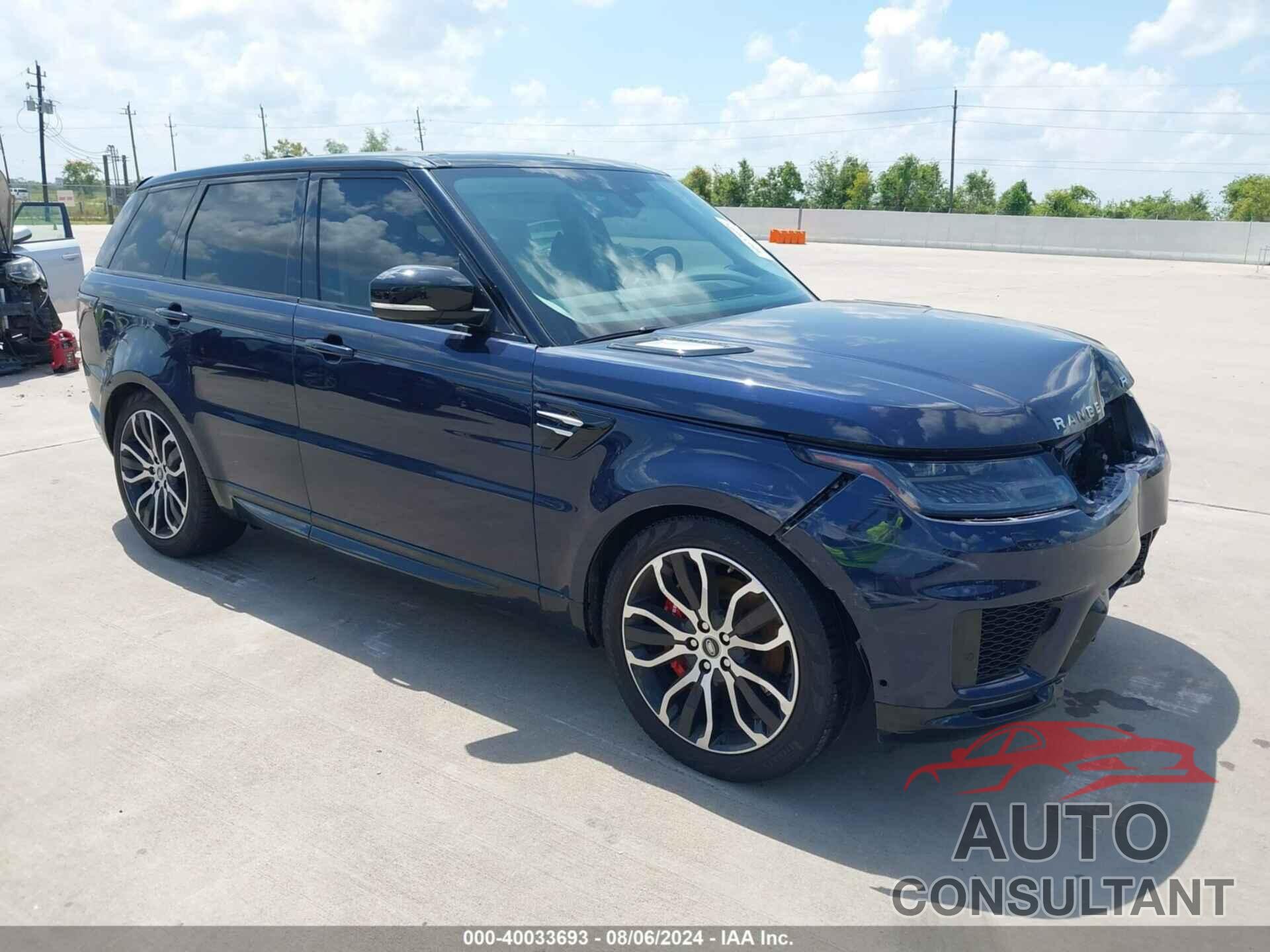 LAND ROVER RANGE ROVER SPORT 2019 - SALWR2RV4KA426502