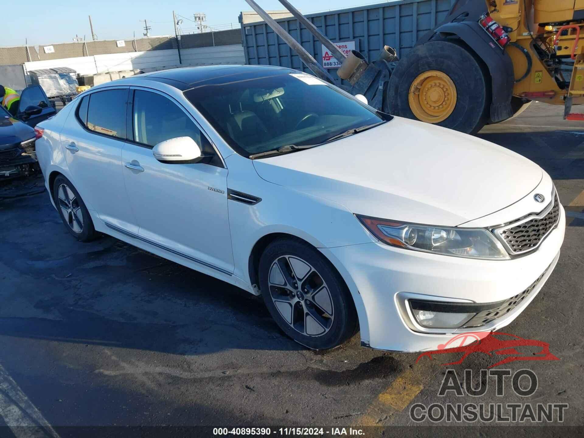 KIA OPTIMA HYBRID 2013 - KNAGM4AD9D5040112