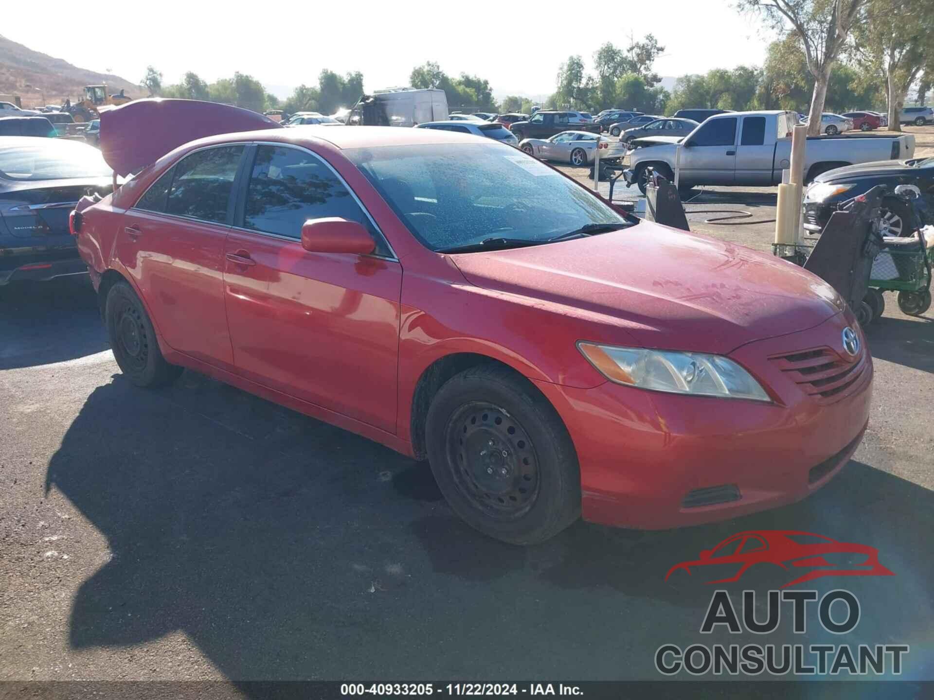 TOYOTA CAMRY 2009 - 4T4BE46K89R057225