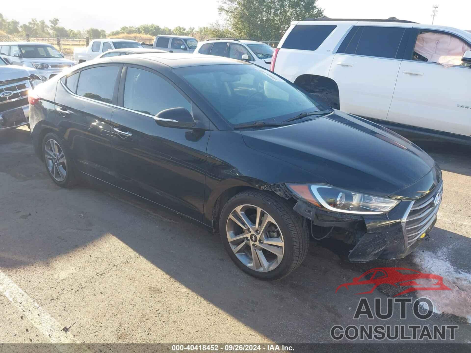 HYUNDAI ELANTRA 2017 - KMHD84LFXHU269236