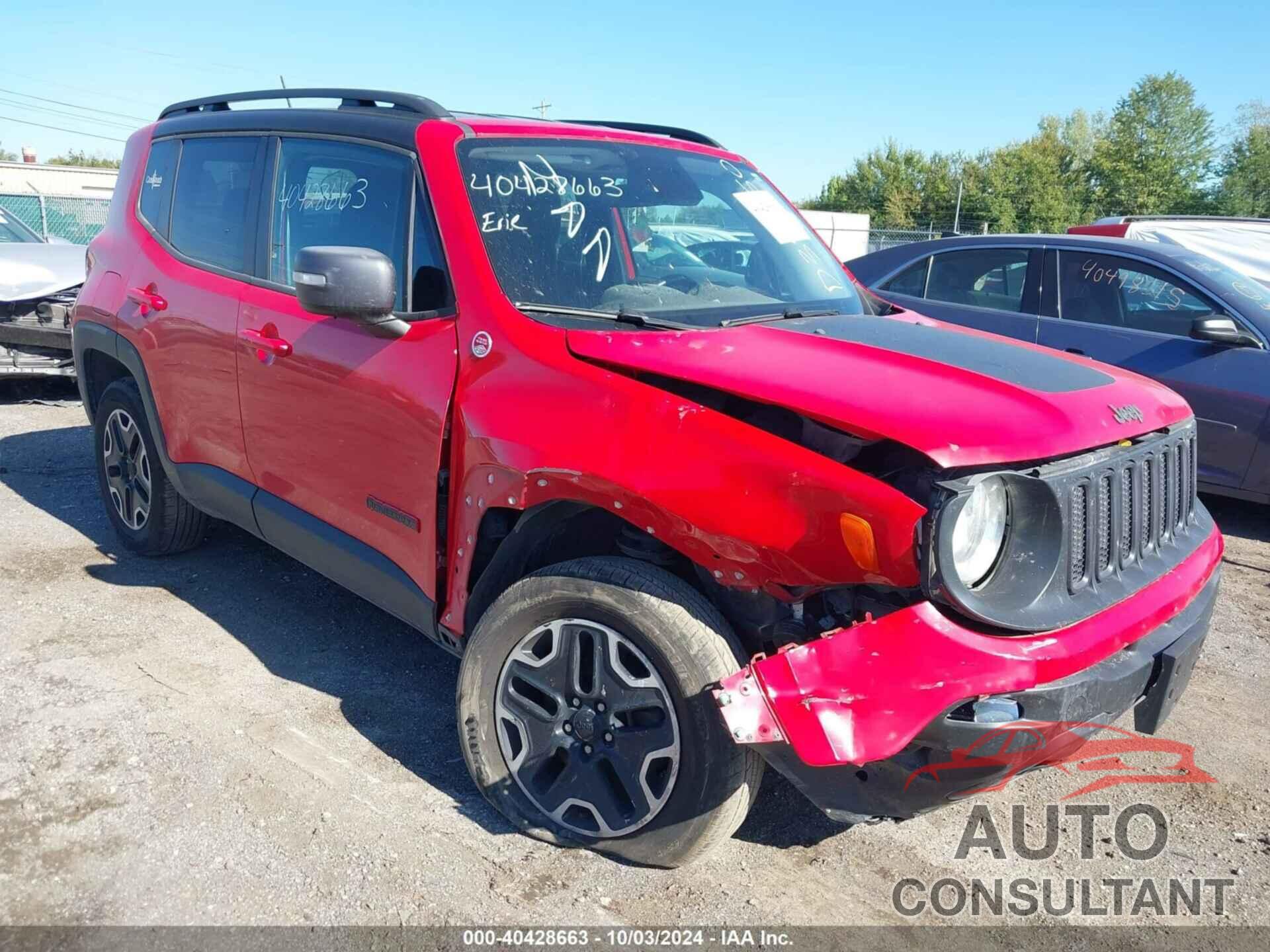 JEEP RENEGADE 2016 - ZACCJBCT6GPD38650