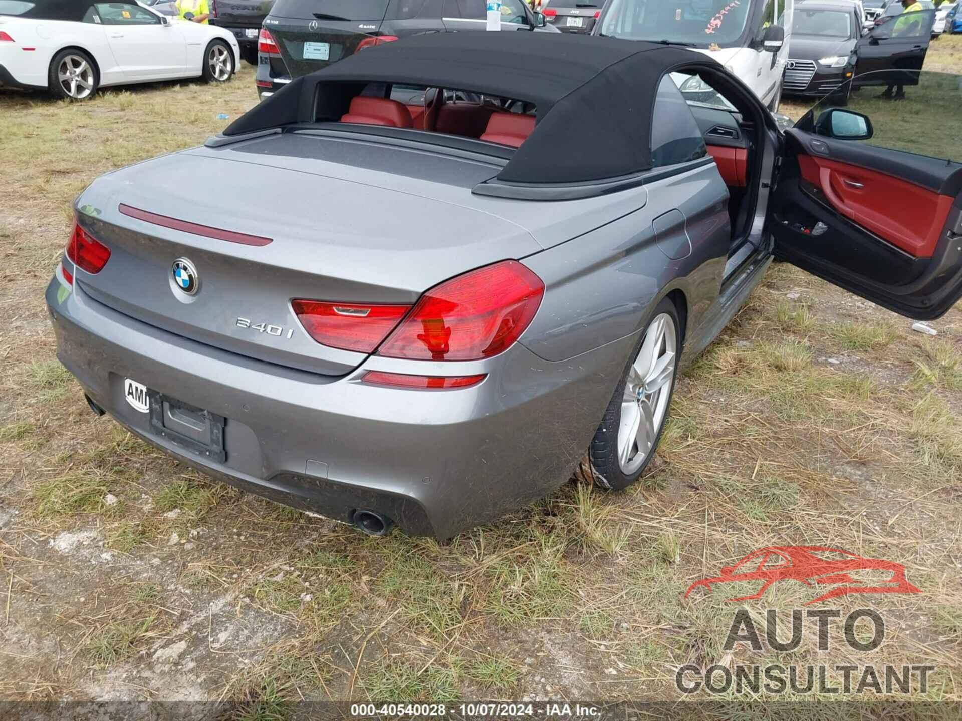 BMW 640I 2016 - WBA6F1C57GGT83004