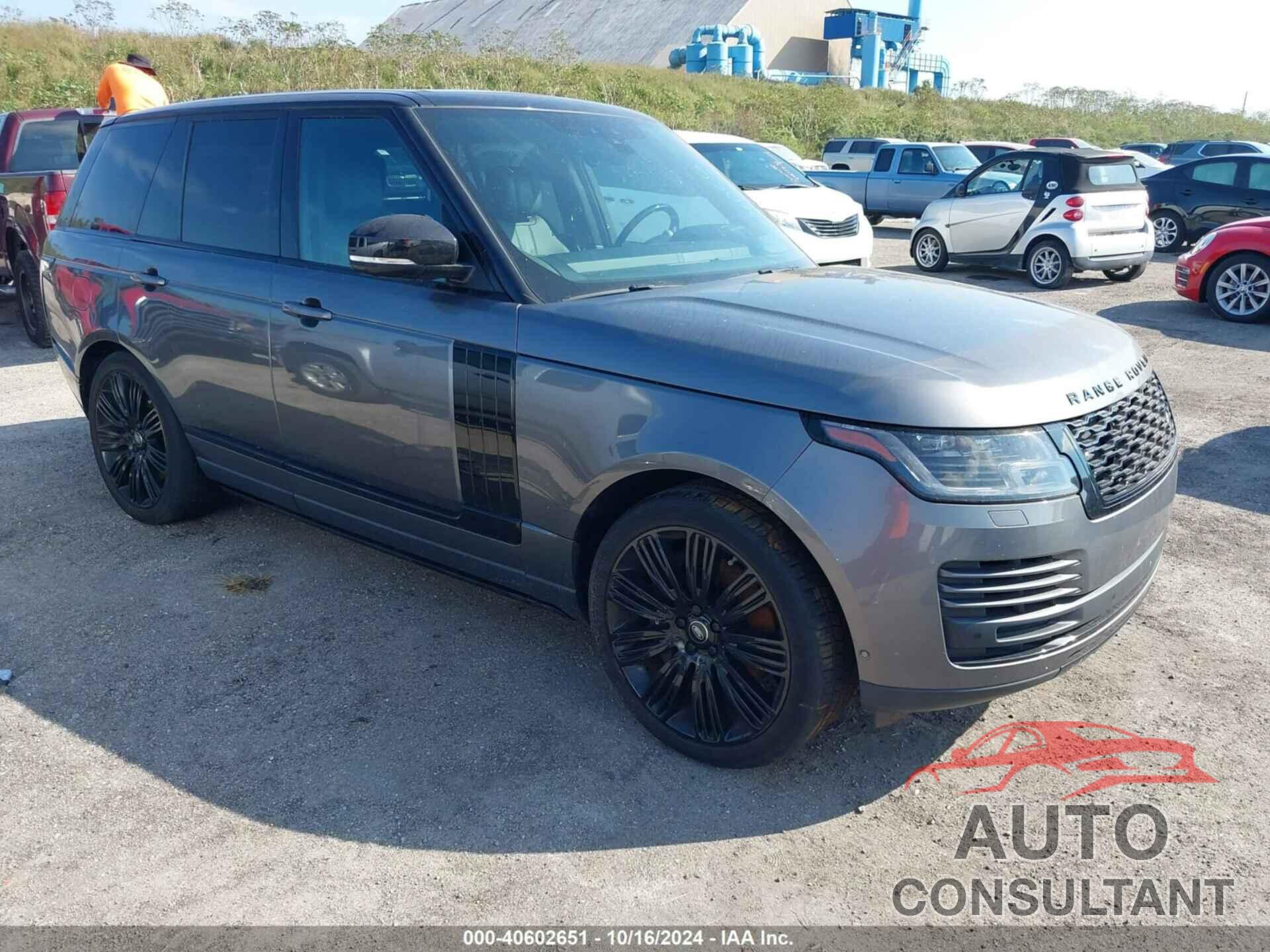 LAND ROVER RANGE ROVER 2018 - SALGS2RE3JA504873