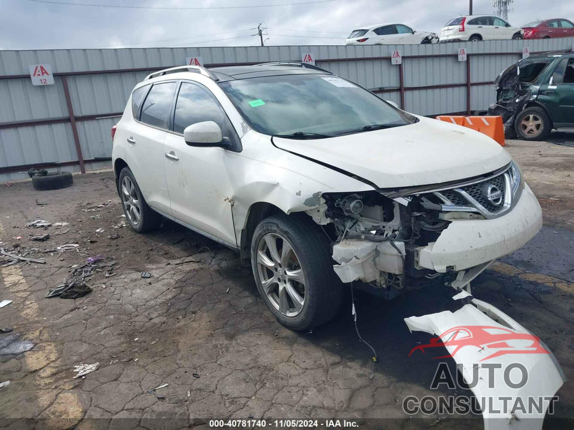 NISSAN MURANO 2014 - JN8AZ1MU7EW404693