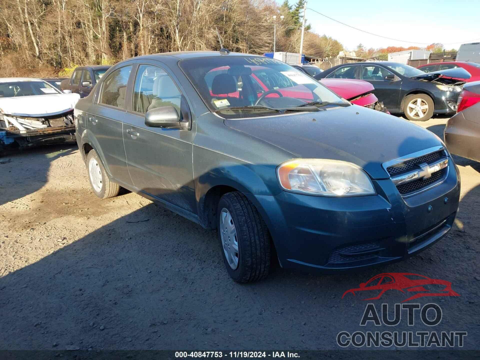 CHEVROLET AVEO 2010 - KL1TD5DE5AB102007